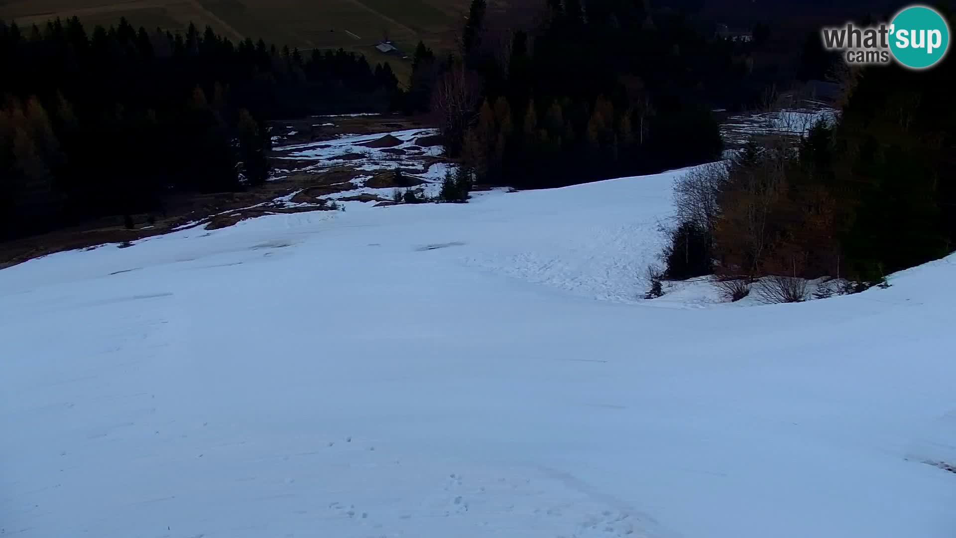 Kranjska Gora web kamera Vitranc | VITRANC 1 gornja postaja