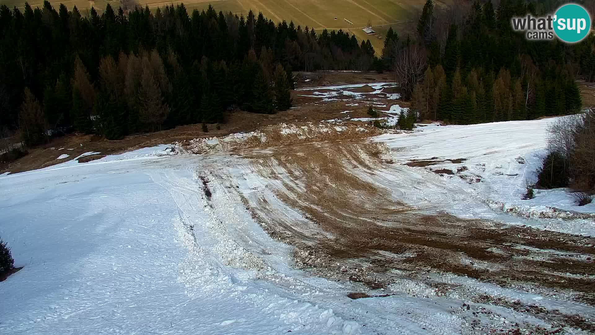 Kranjska Gora web kamera Vitranc | VITRANC 1 gornja postaja