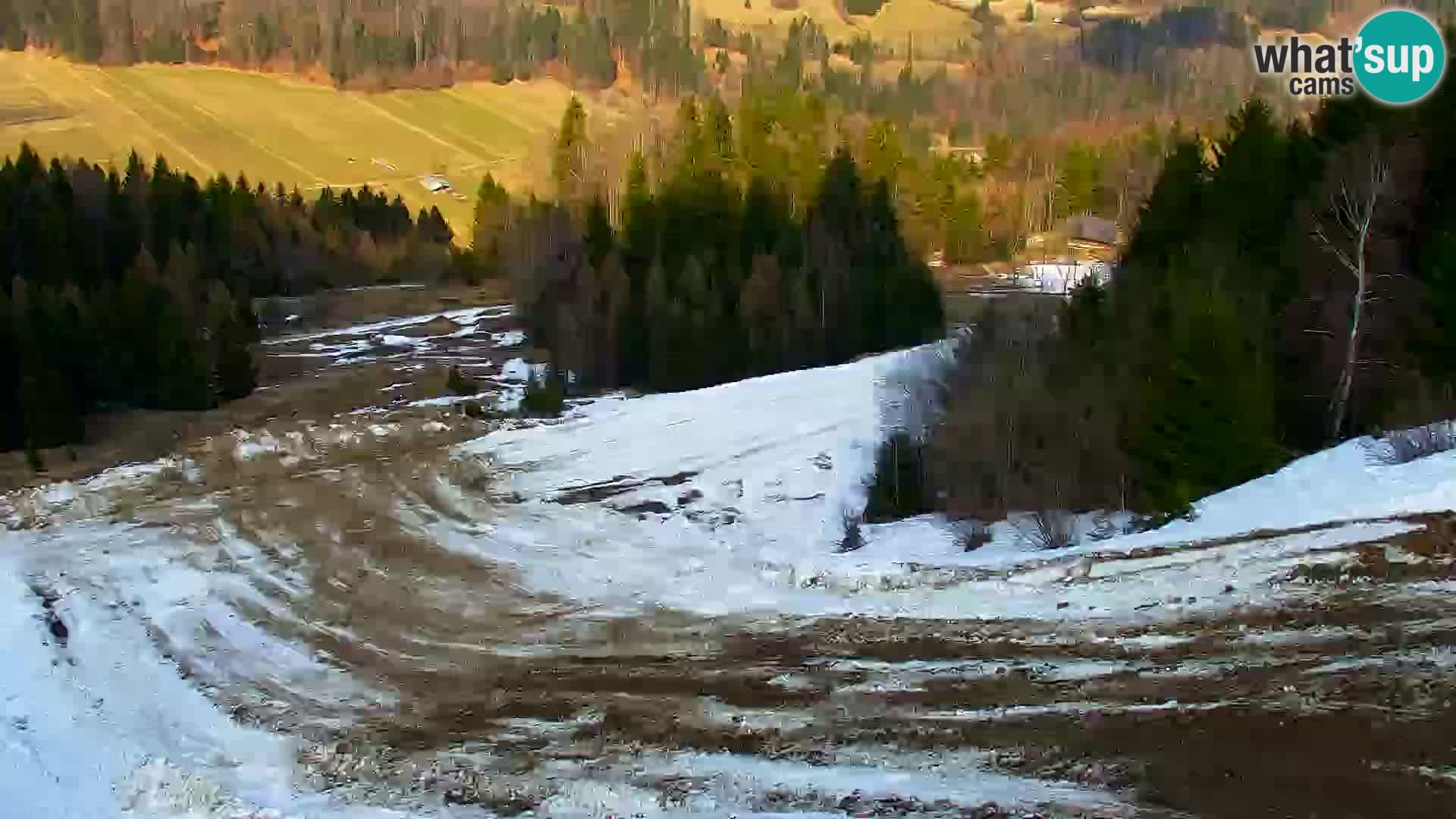 Kranjska Gora web kamera Vitranc | VITRANC 1 gornja postaja