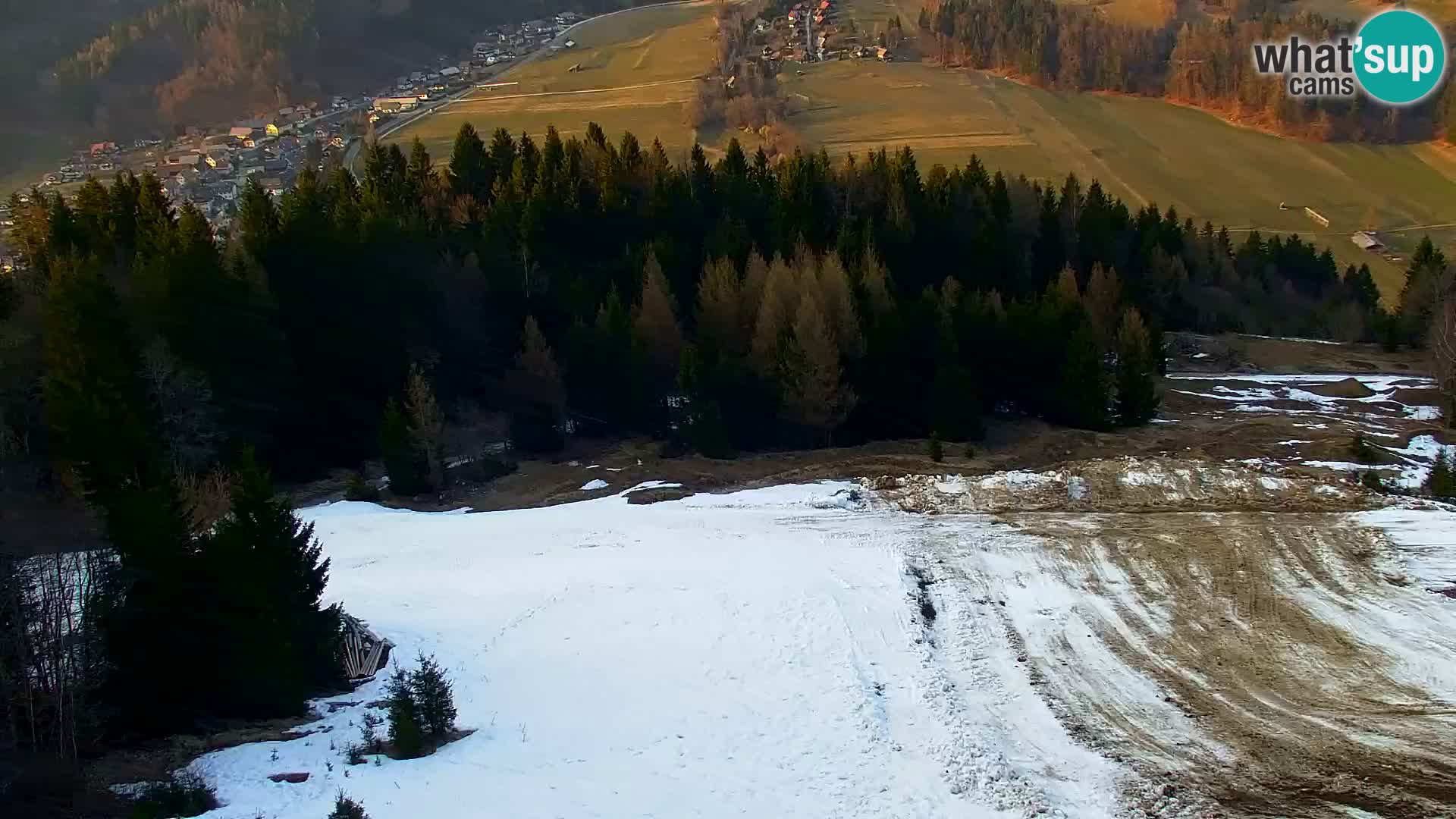 Vitranc Kranjska Gora webcam | VITRANC 1 stazione superiore