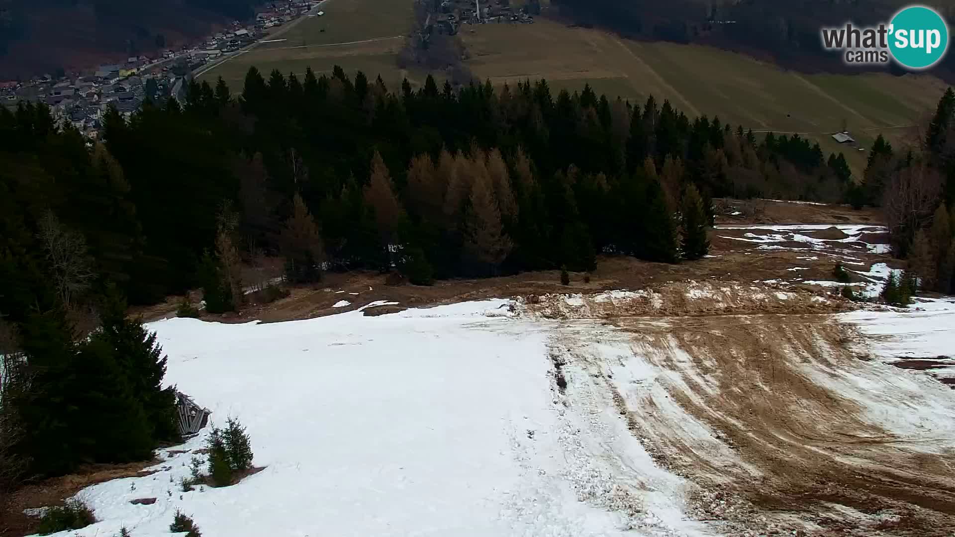 Kranjska Gora web kamera Vitranc | VITRANC 1 gornja postaja