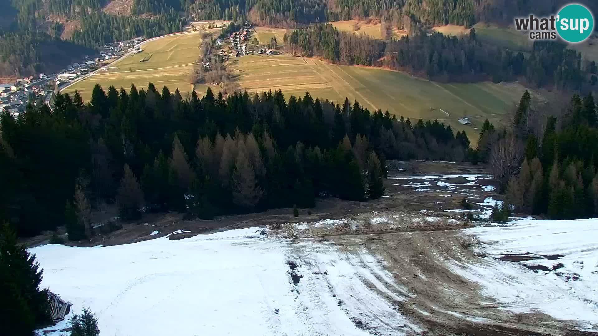 Vitranc Kranjska Gora webcam | VITRANC 1 stazione superiore