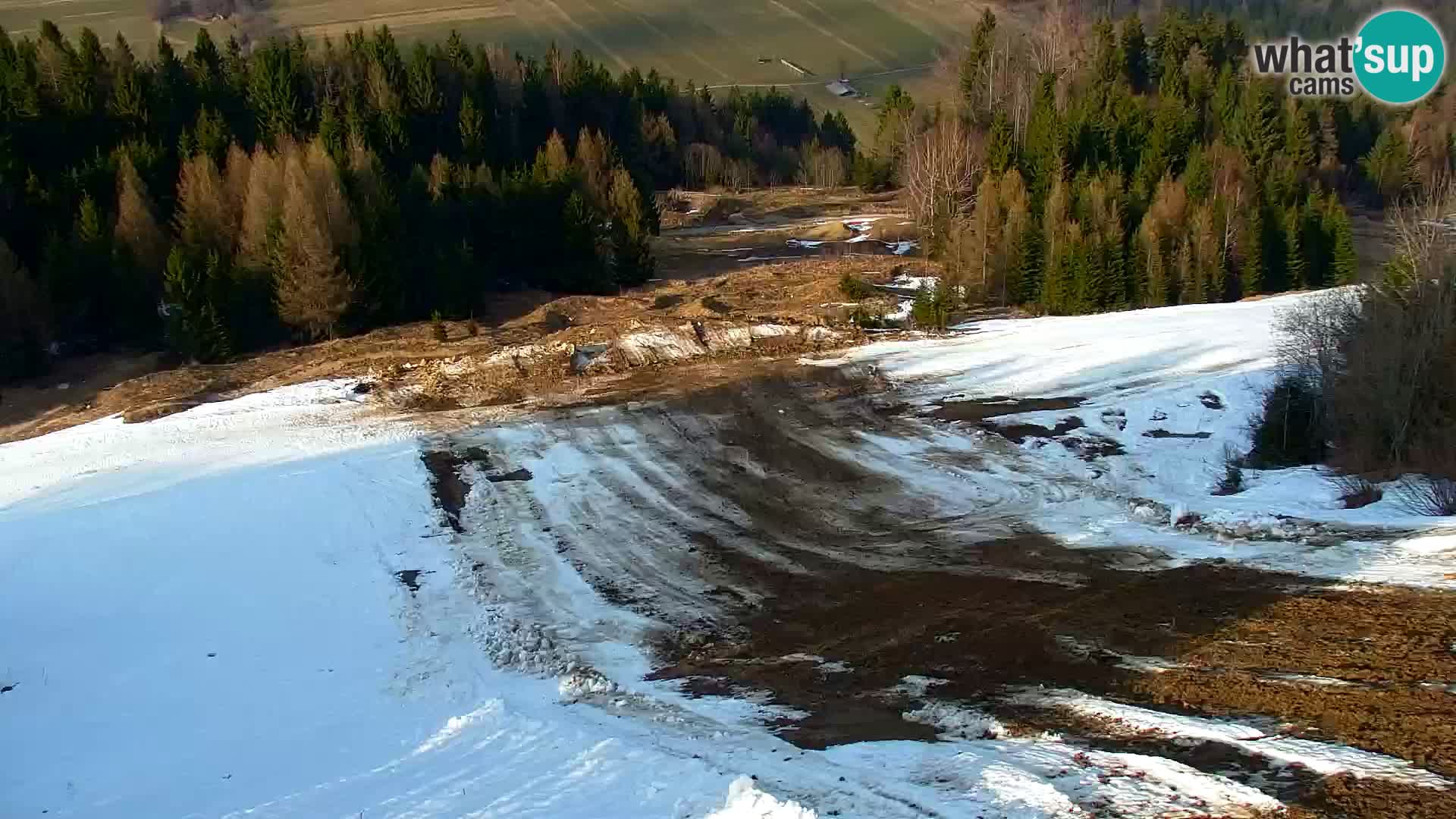 Kranjska Gora web kamera Vitranc | VITRANC 1 gornja postaja