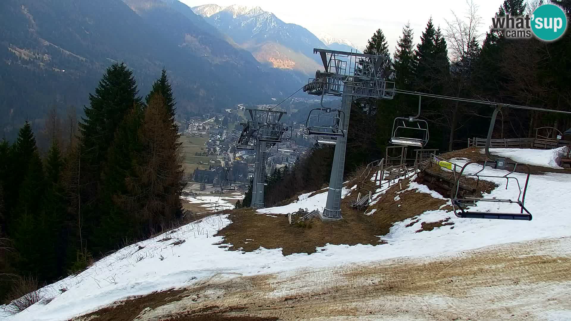 Vitranc Kranjska Gora webcam | VITRANC 1 stazione superiore