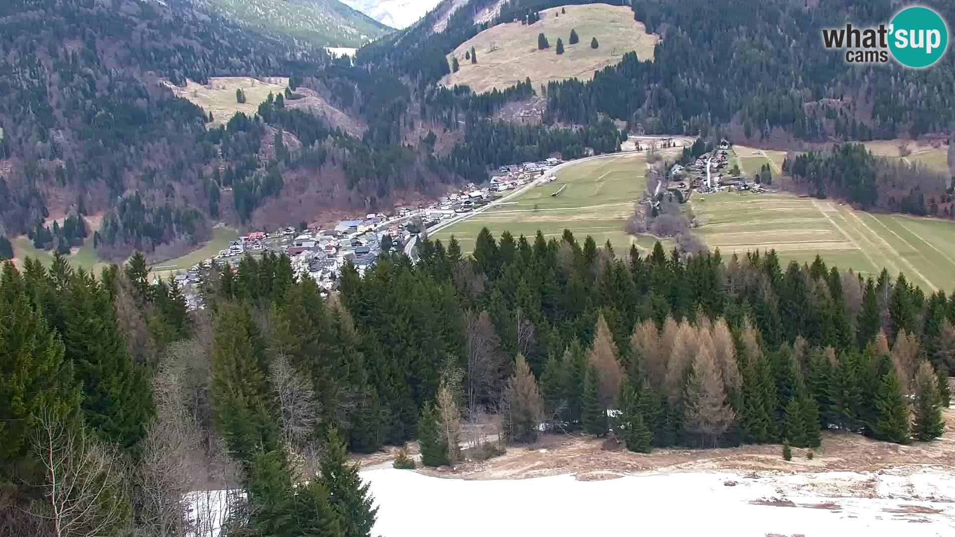 Kranjska Gora web kamera Vitranc | VITRANC 1 gornja postaja