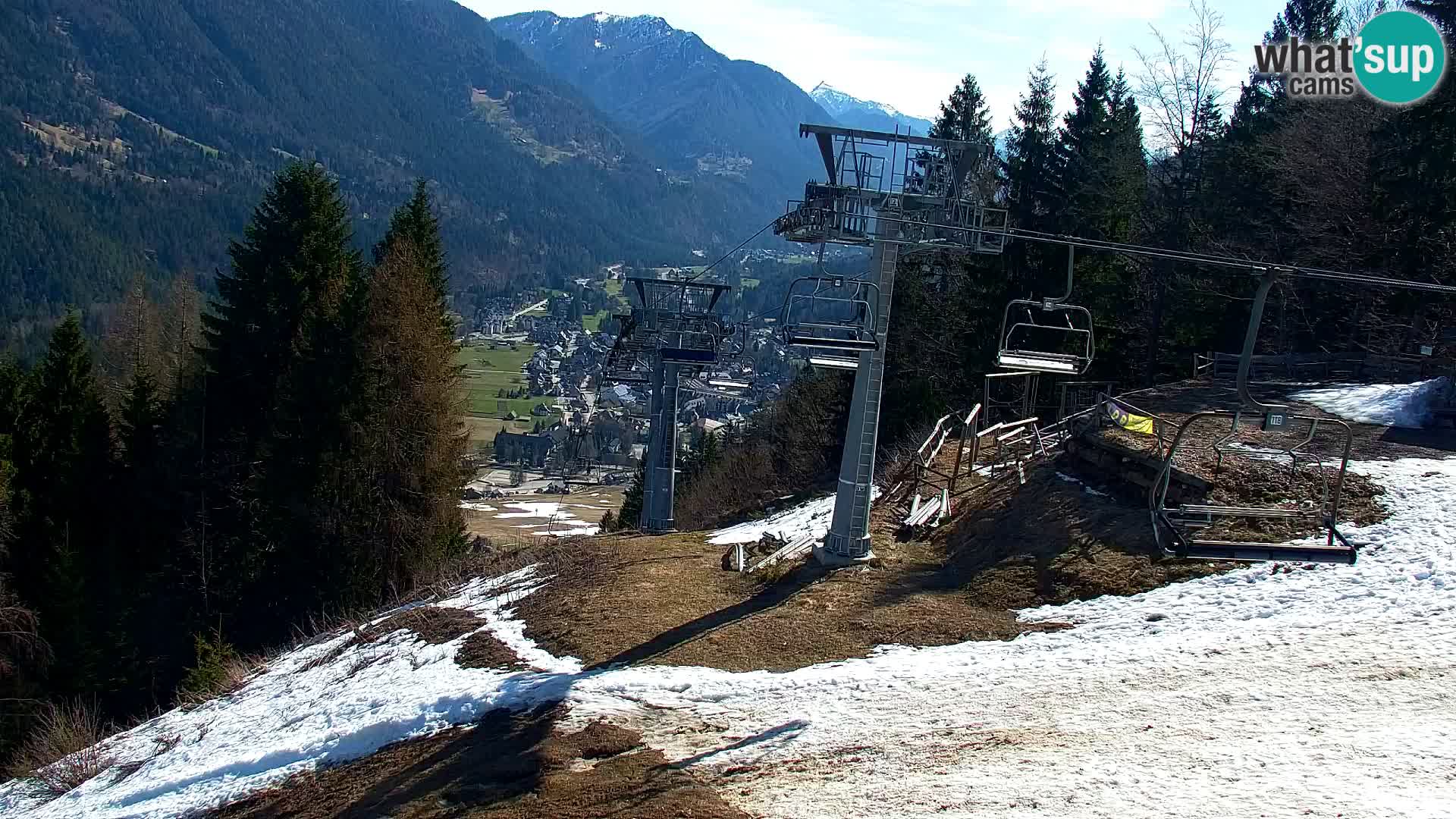 Kranjska Gora web kamera Vitranc | VITRANC 1 gornja postaja