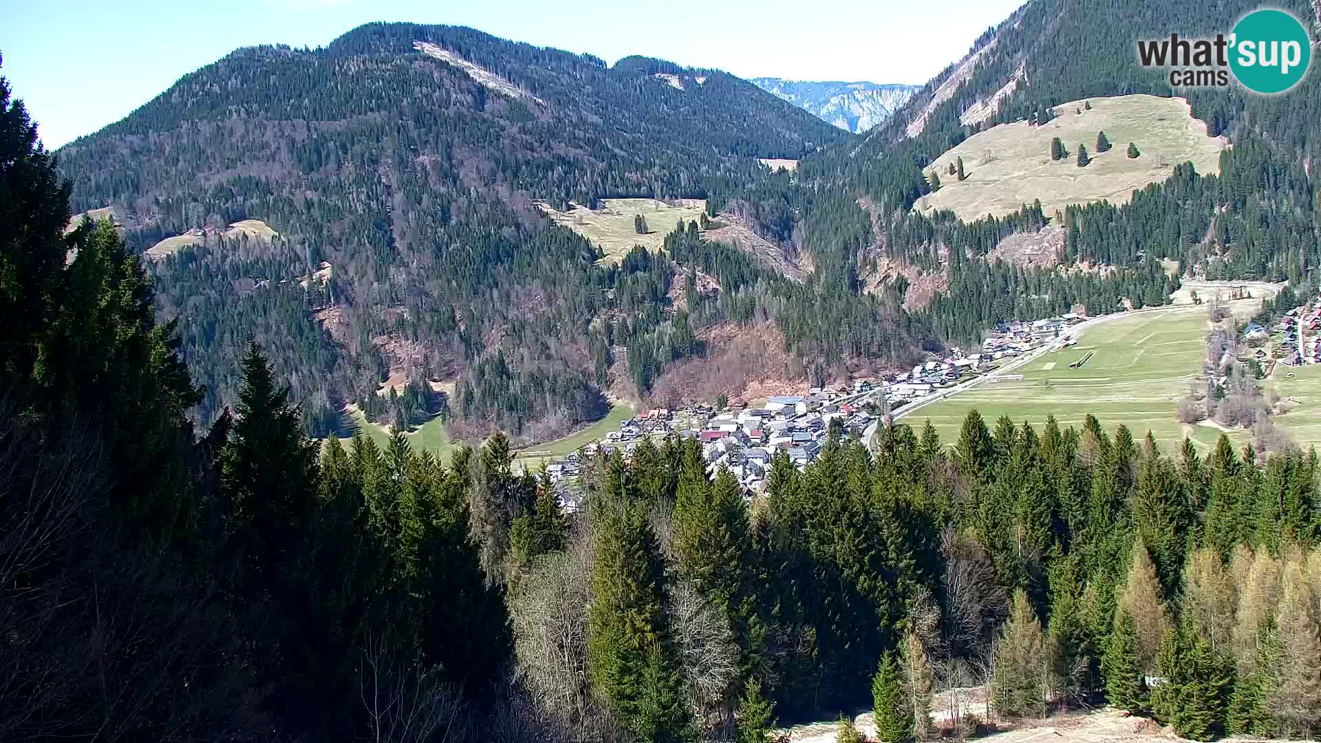 Kranjska Gora web kamera Vitranc | VITRANC 1 gornja postaja