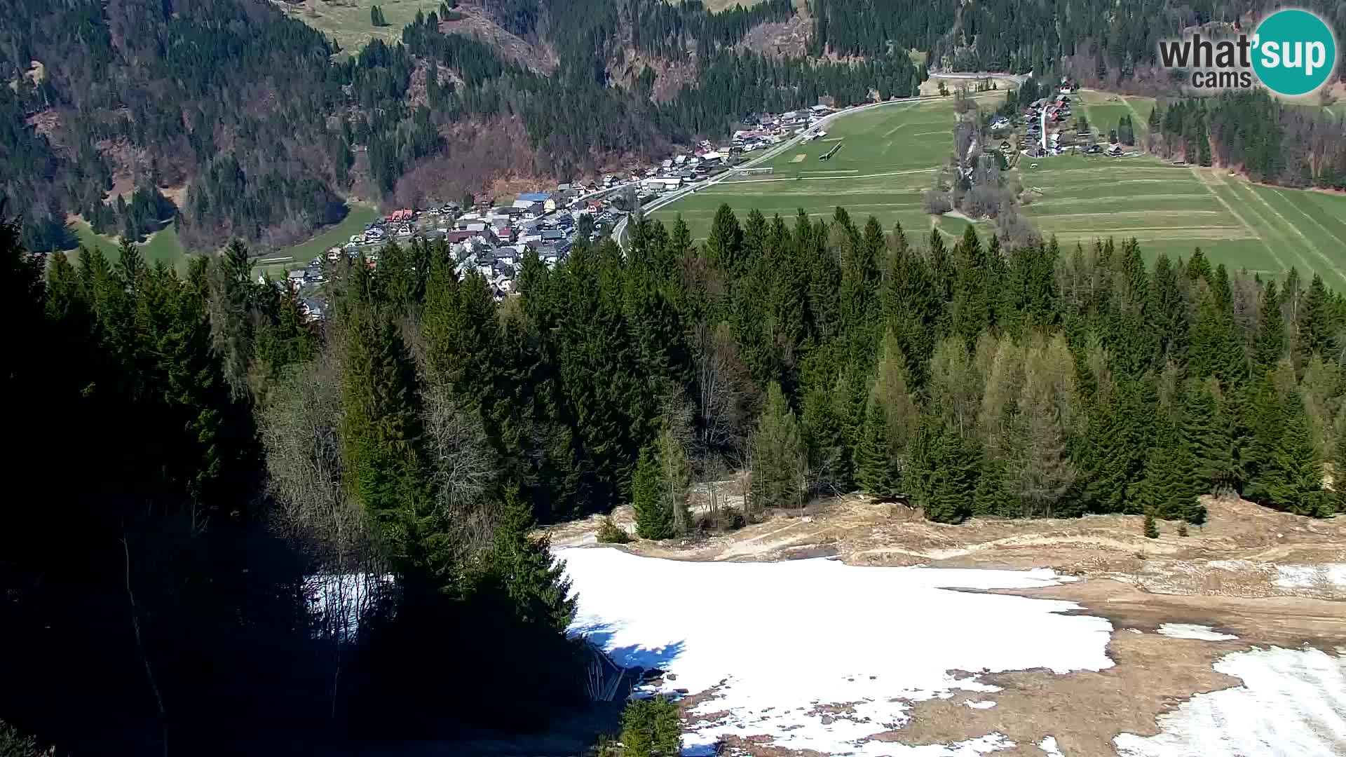 Kranjska Gora web kamera Vitranc | VITRANC 1 gornja postaja