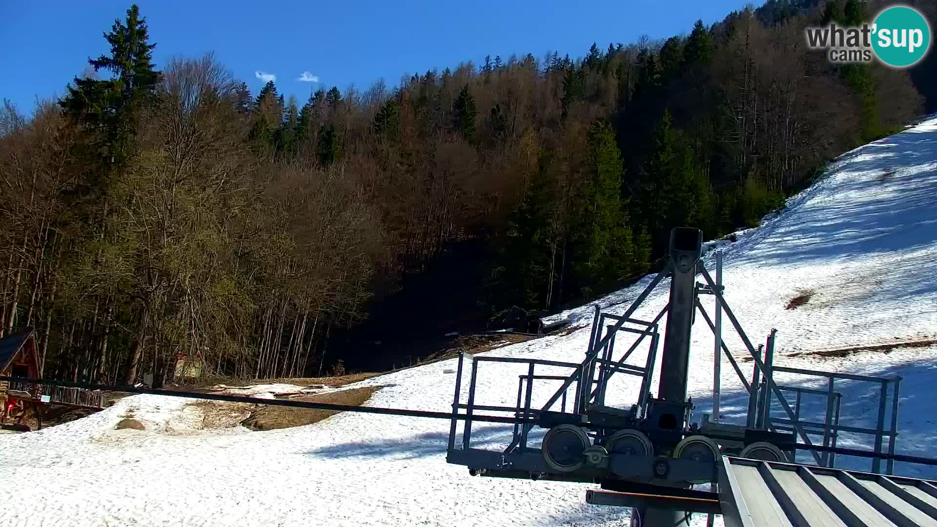 Kranjska Gora web kamera Vitranc | VITRANC 1 gornja postaja