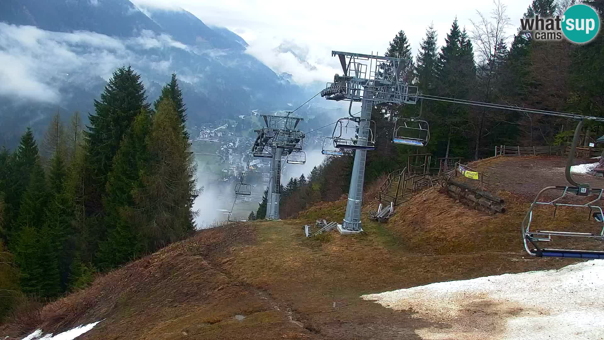 Kranjska Gora web kamera Vitranc | VITRANC 1 gornja postaja