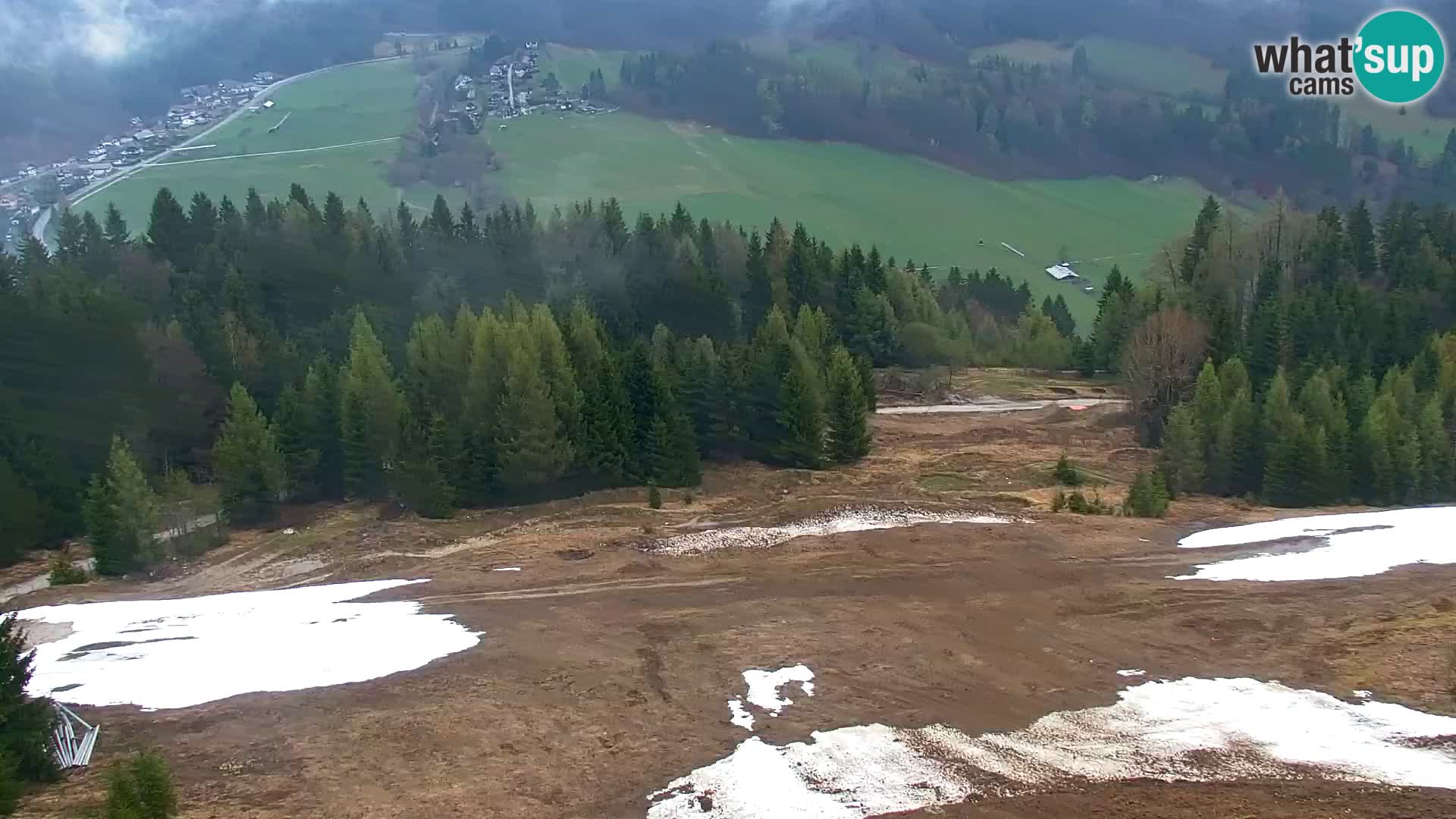 Kranjska Gora web kamera Vitranc | VITRANC 1 gornja postaja