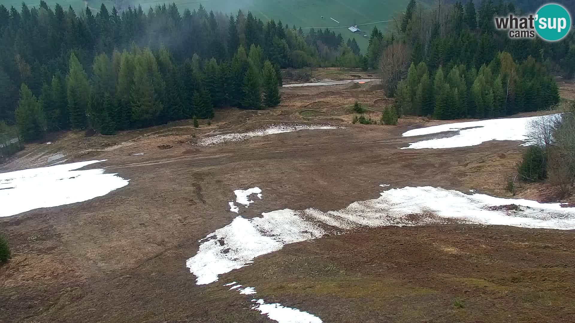 Kranjska Gora web kamera Vitranc | VITRANC 1 gornja postaja