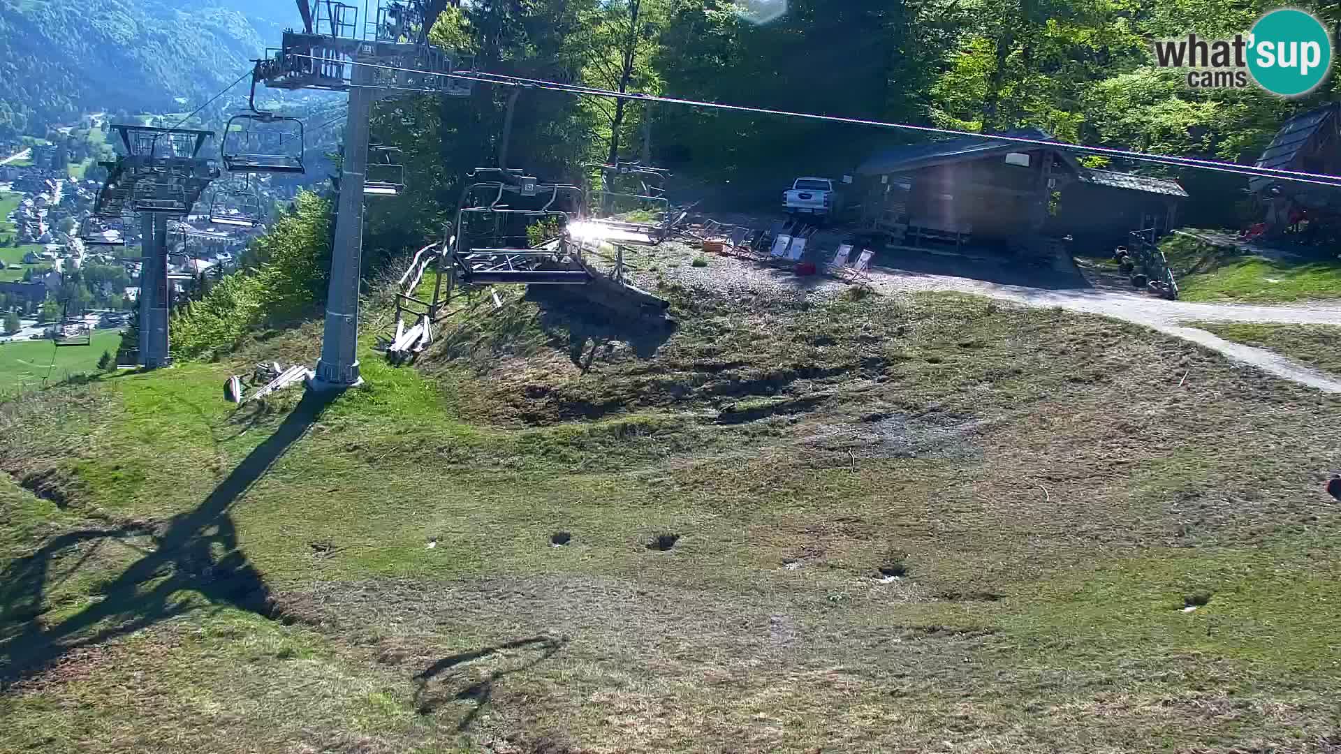 Kranjska Gora web kamera Vitranc | VITRANC 1 gornja postaja
