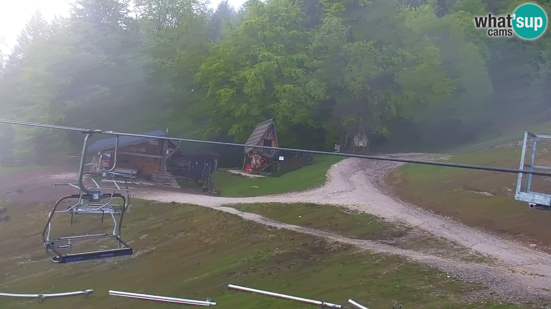 Kranjska Gora web kamera Vitranc | VITRANC 1 gornja postaja