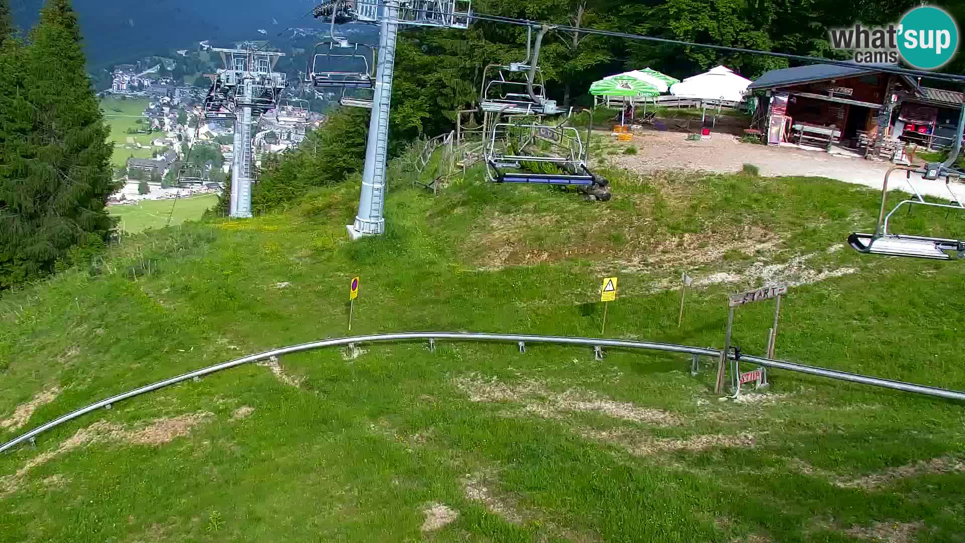 Kranjska Gora web kamera Vitranc | VITRANC 1 gornja postaja