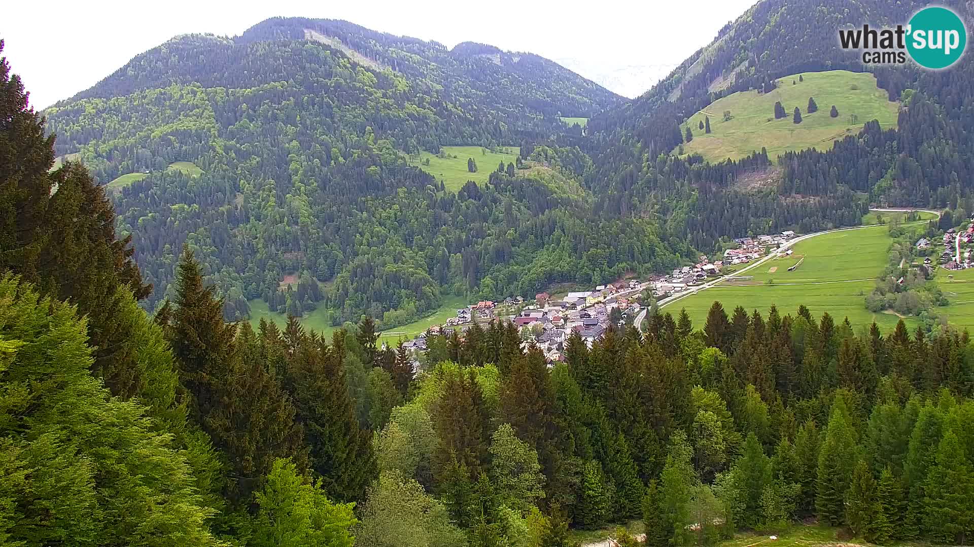 Kranjska Gora web kamera Vitranc | VITRANC 1 gornja postaja
