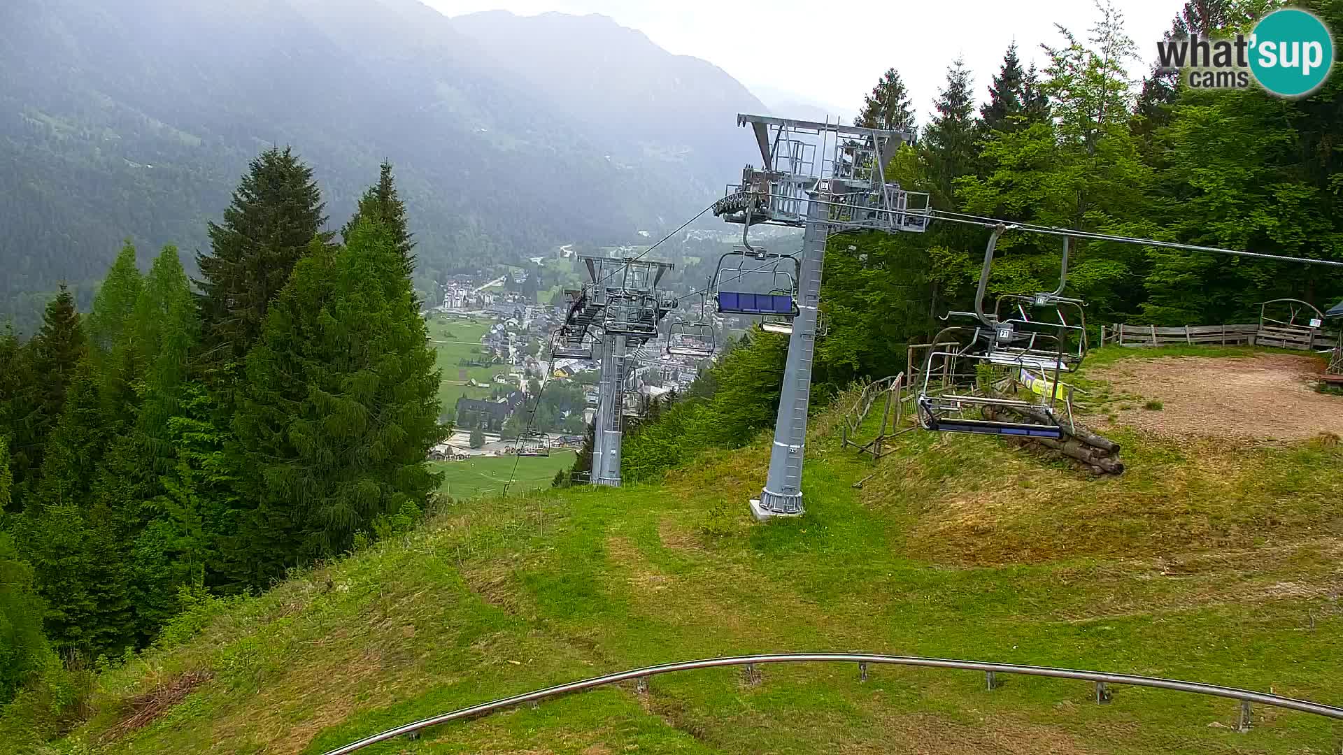 Kranjska Gora web kamera Vitranc | VITRANC 1 gornja postaja