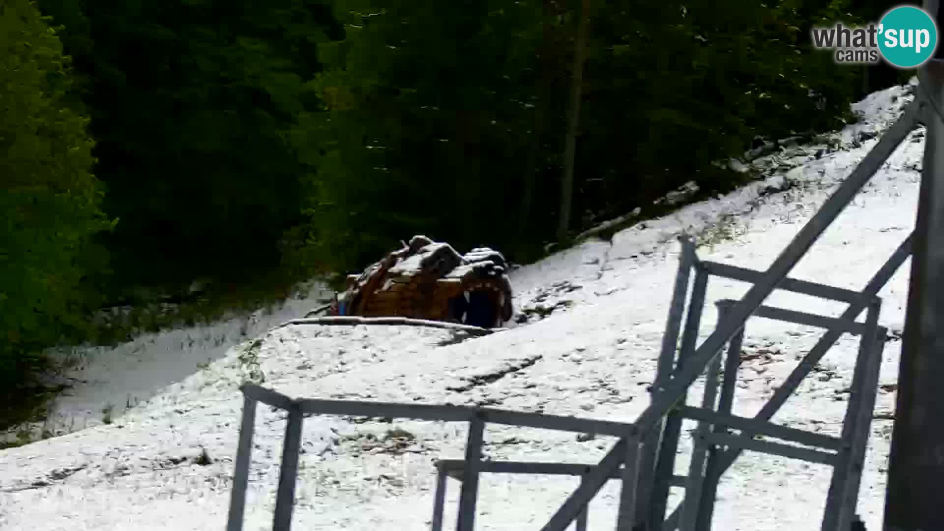 Kranjska Gora web kamera Vitranc | VITRANC 1 gornja postaja