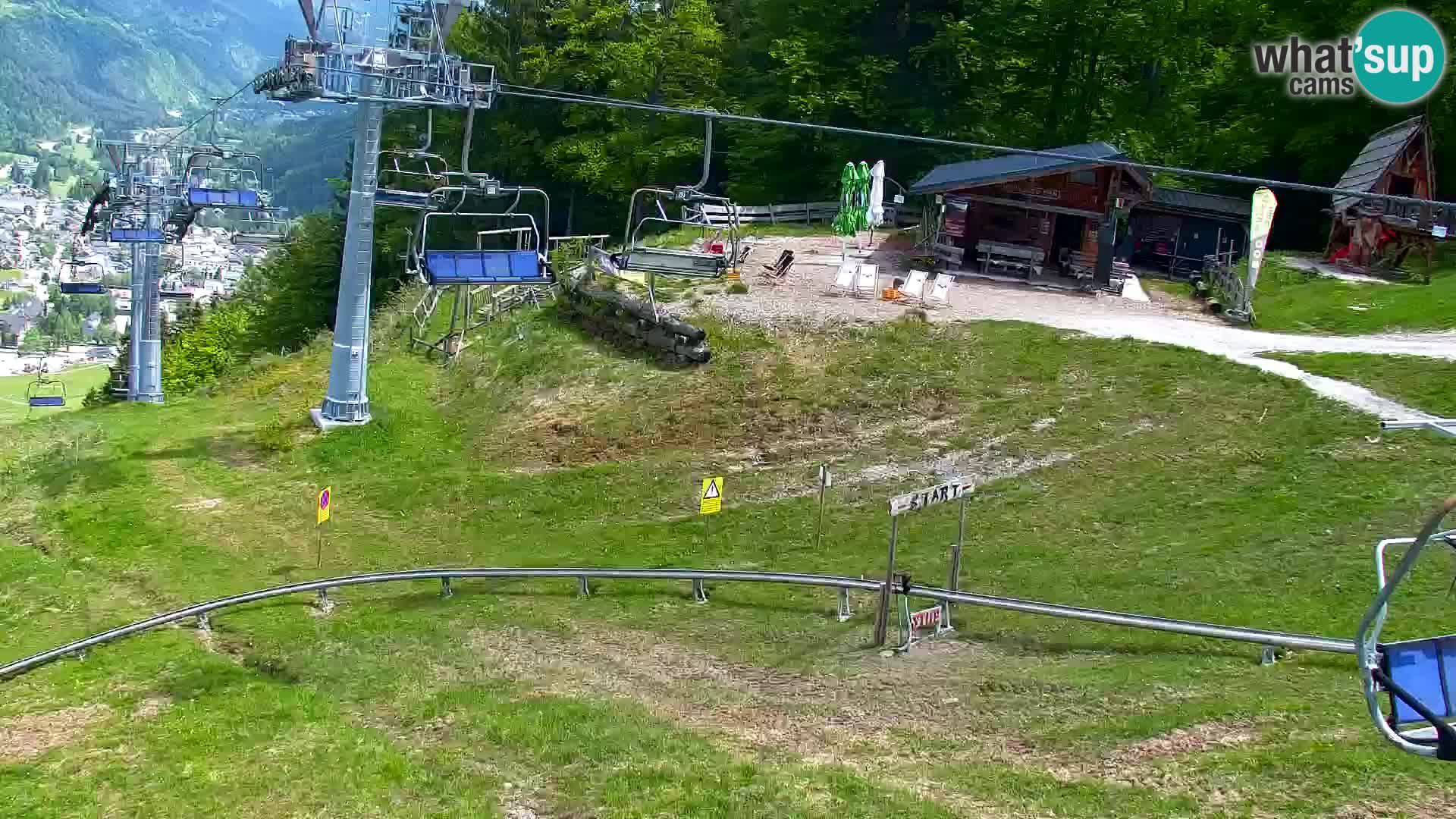 Kranjska Gora web kamera Vitranc | VITRANC 1 gornja postaja