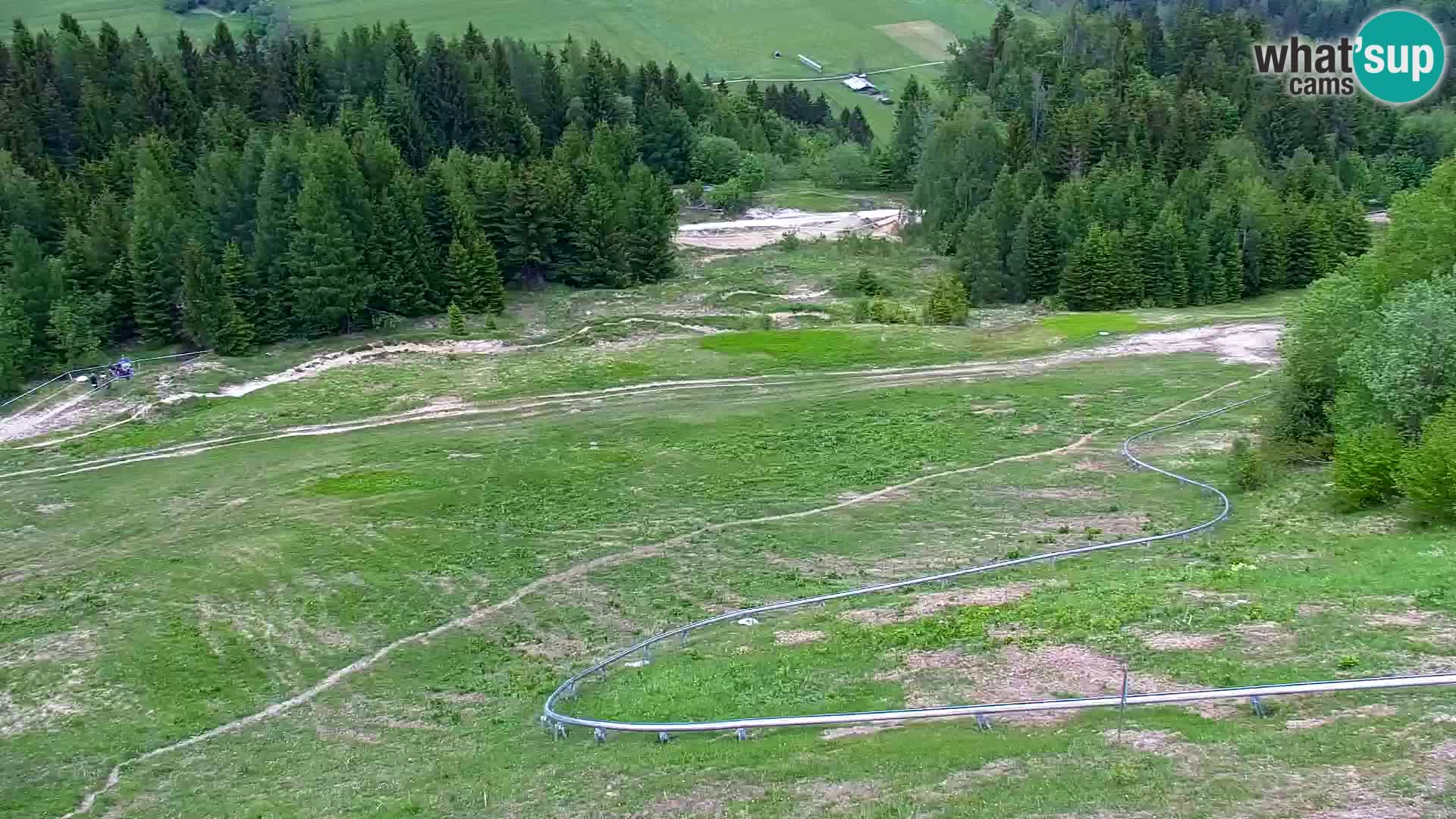 Kranjska Gora web kamera Vitranc | VITRANC 1 gornja postaja