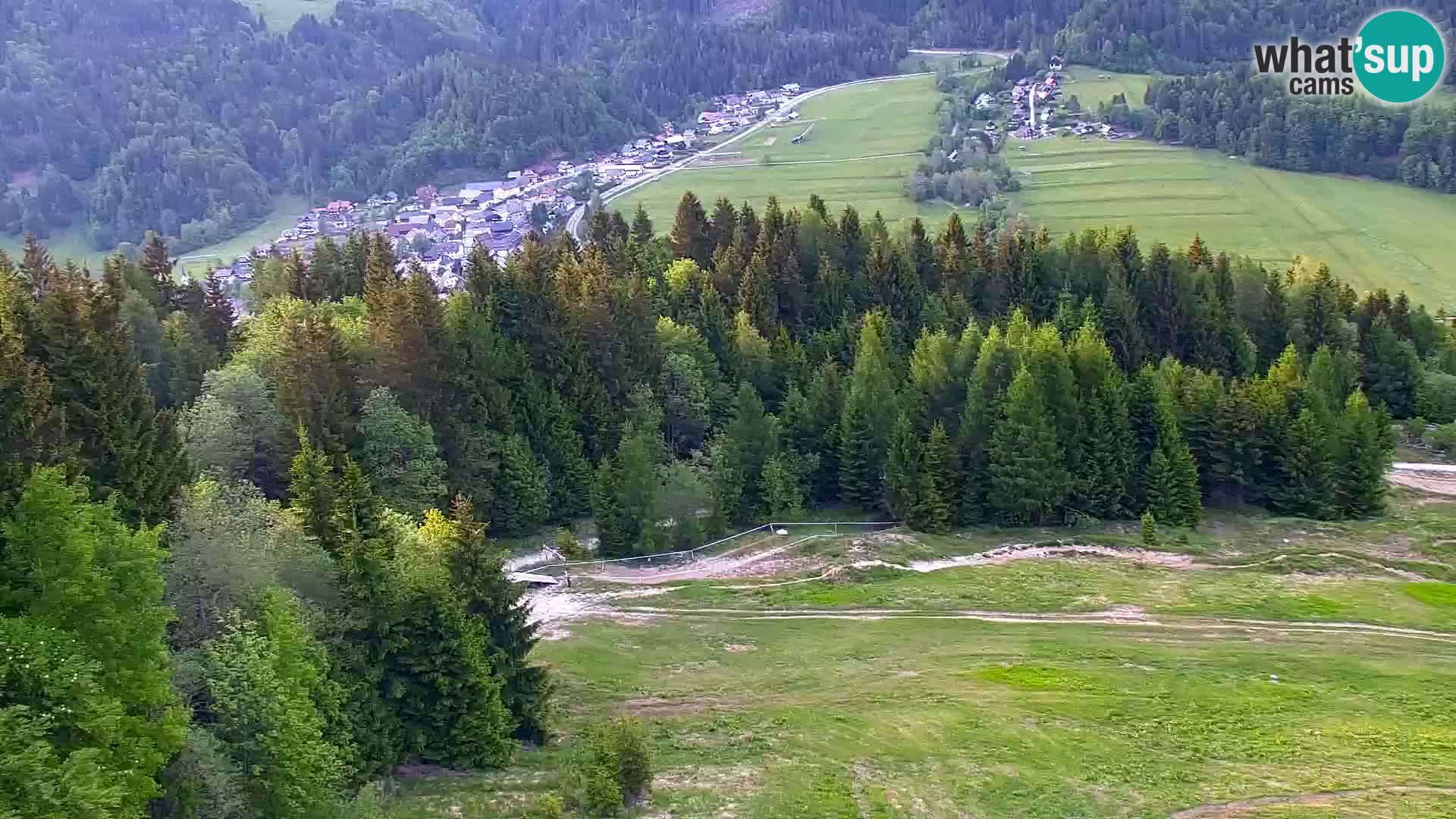 Kranjska Gora web kamera Vitranc | VITRANC 1 gornja postaja
