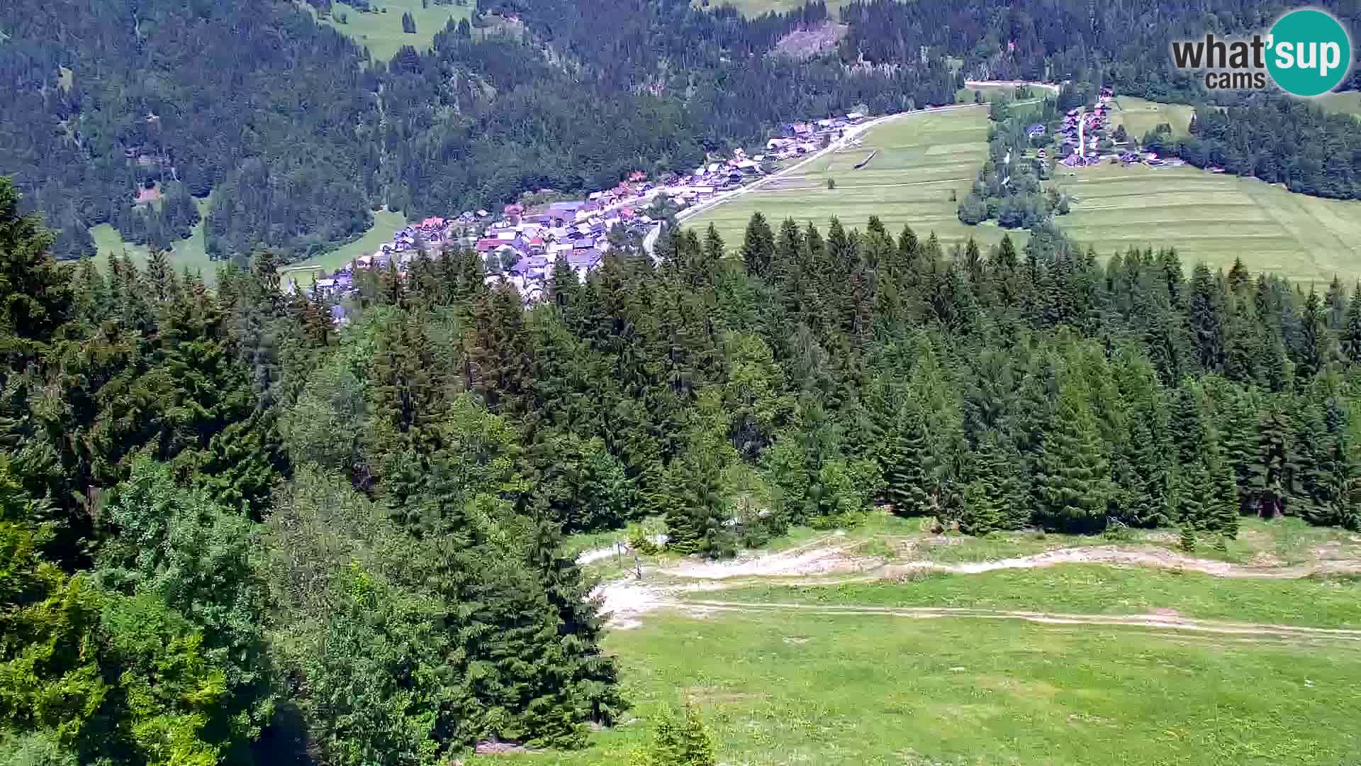 Kranjska Gora web kamera Vitranc | VITRANC 1 gornja postaja