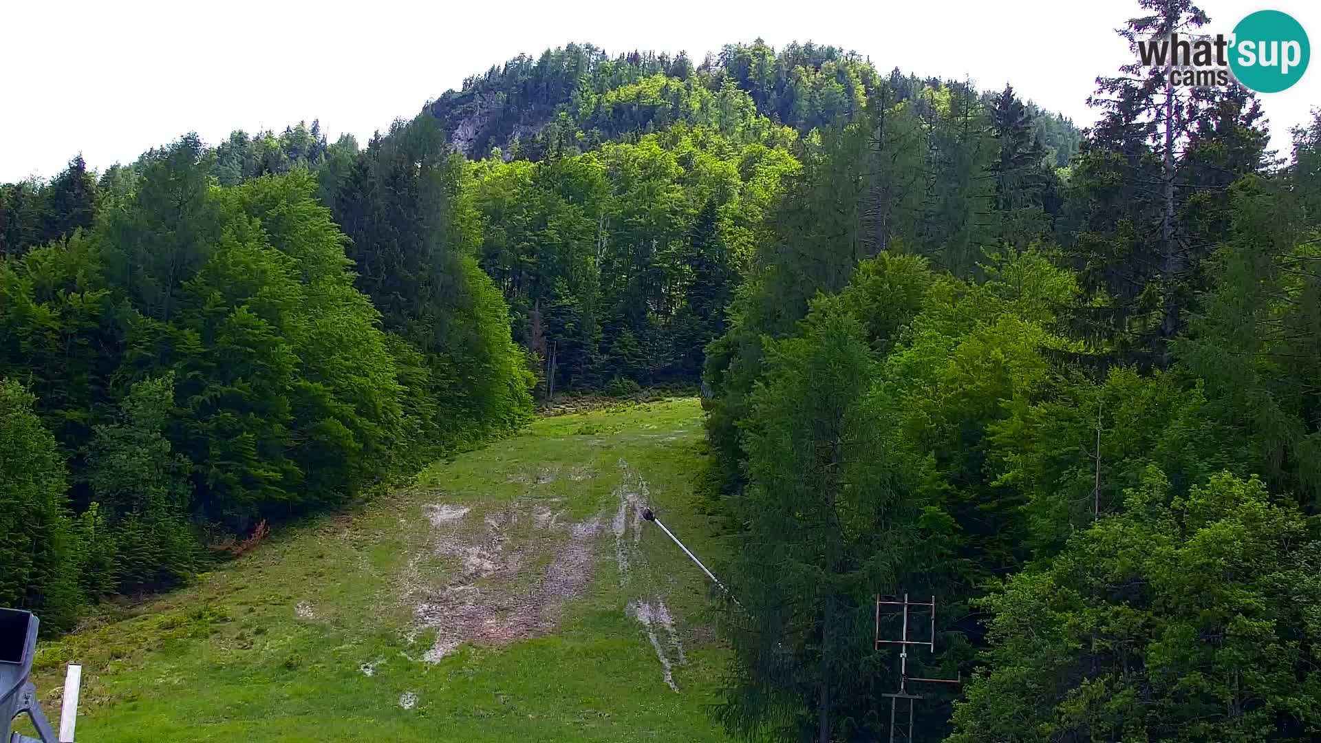 Kranjska Gora web kamera Vitranc | VITRANC 1 gornja postaja