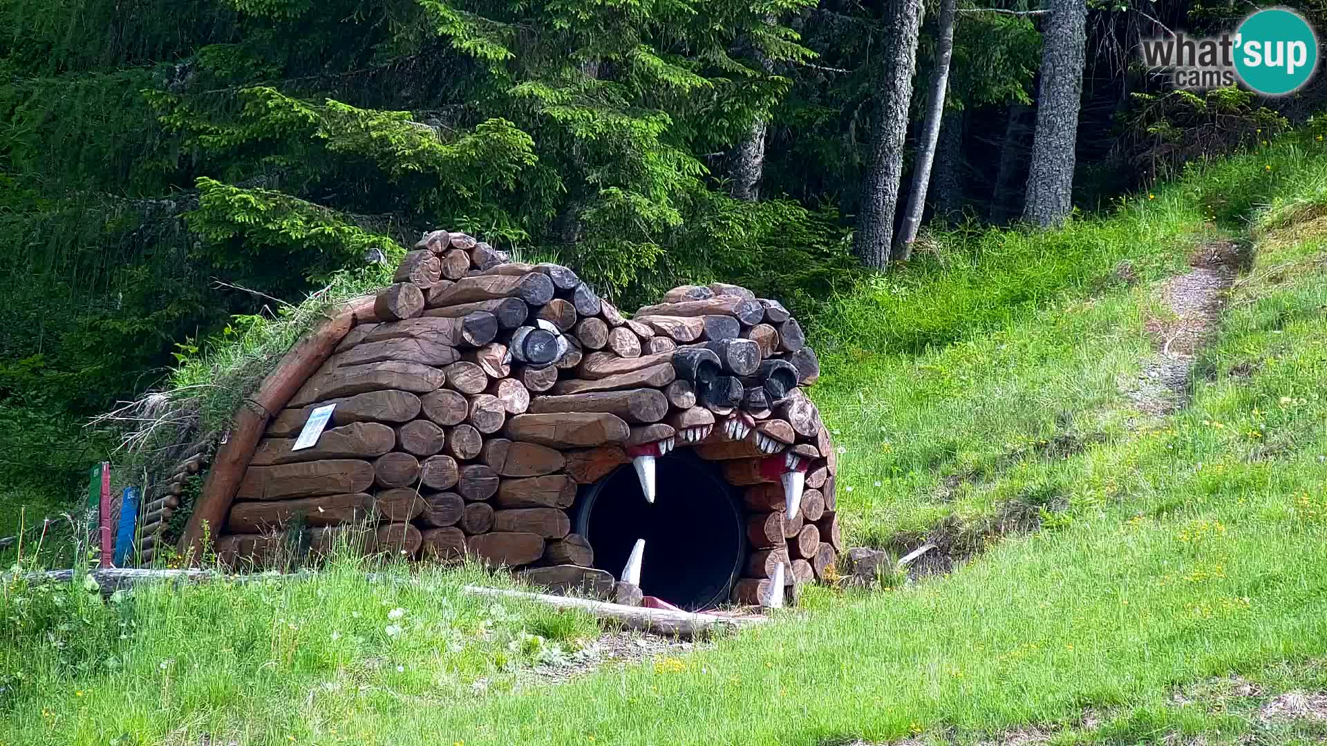 Kranjska Gora web kamera Vitranc | VITRANC 1 gornja postaja