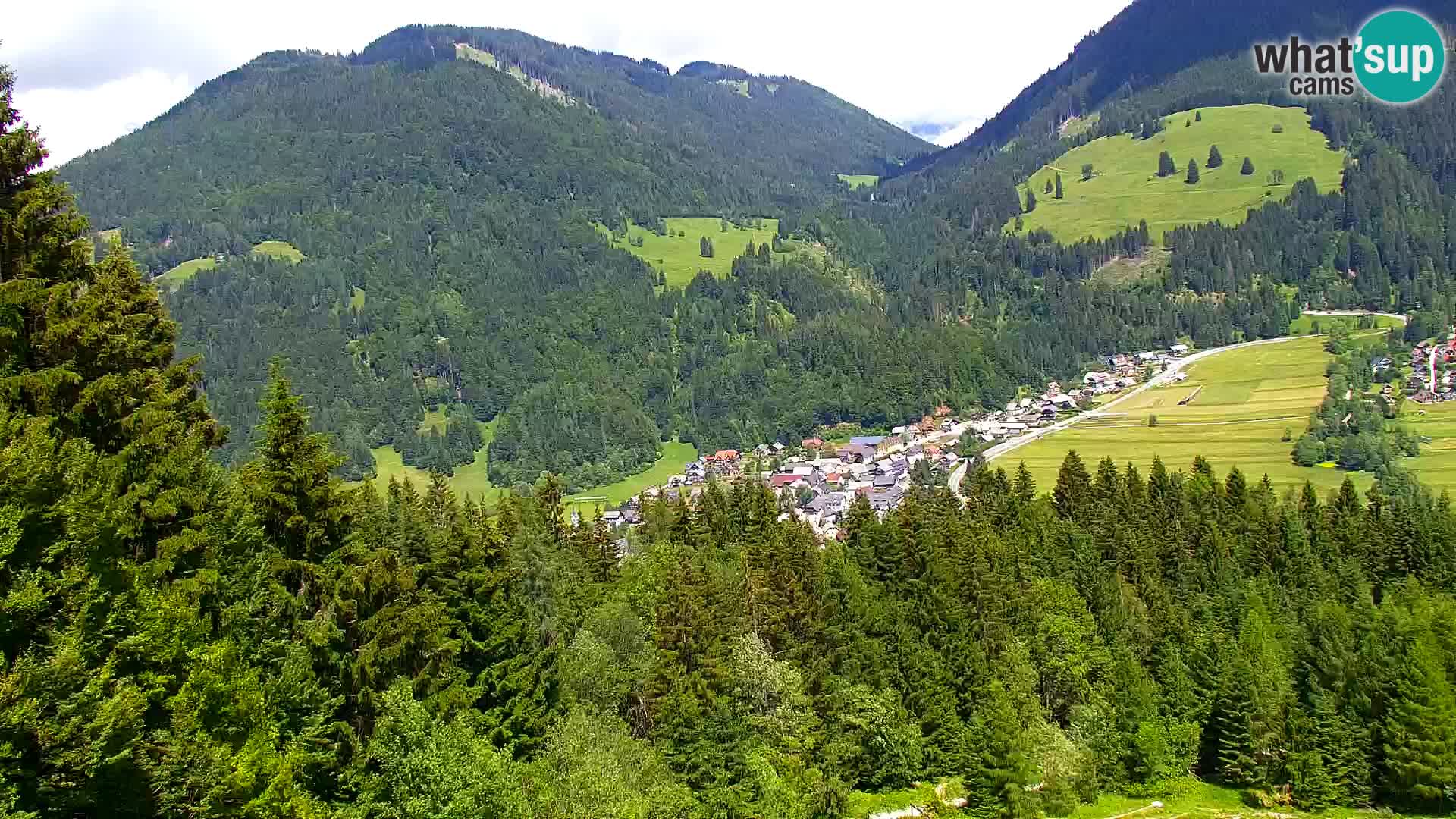 Kranjska Gora web kamera Vitranc | VITRANC 1 gornja postaja