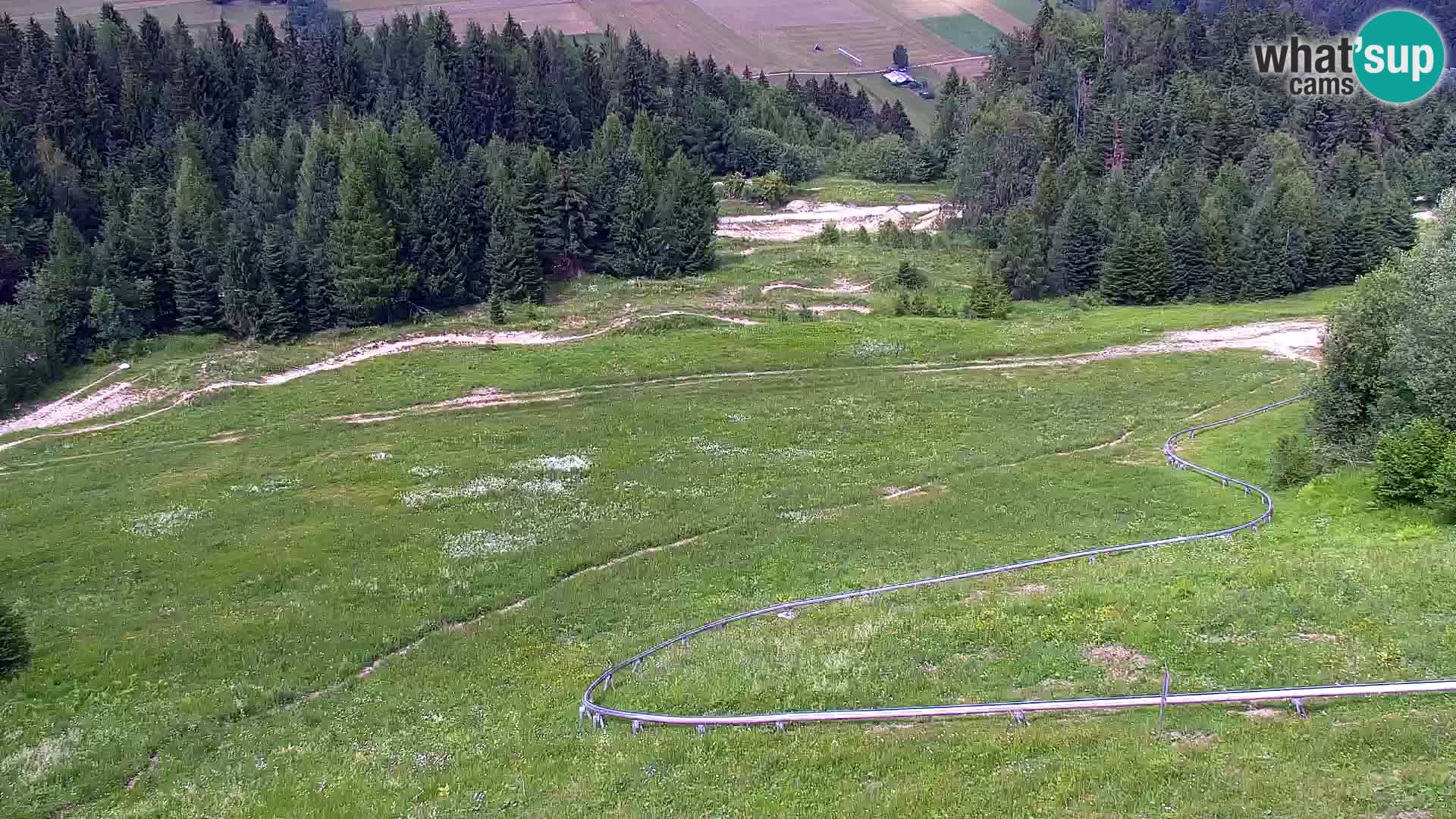 Kranjska Gora web kamera Vitranc | VITRANC 1 gornja postaja