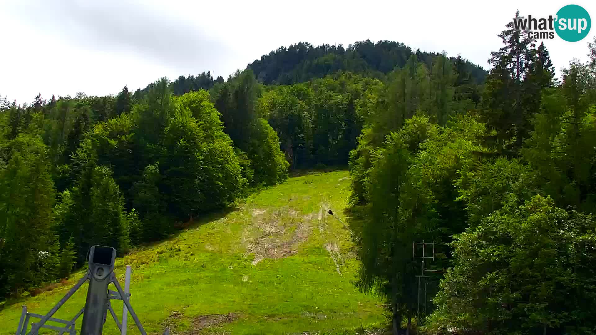 Kranjska Gora web kamera Vitranc | VITRANC 1 gornja postaja