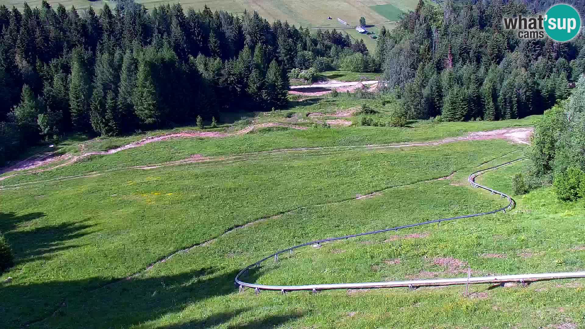 Kranjska Gora web kamera Vitranc | VITRANC 1 gornja postaja