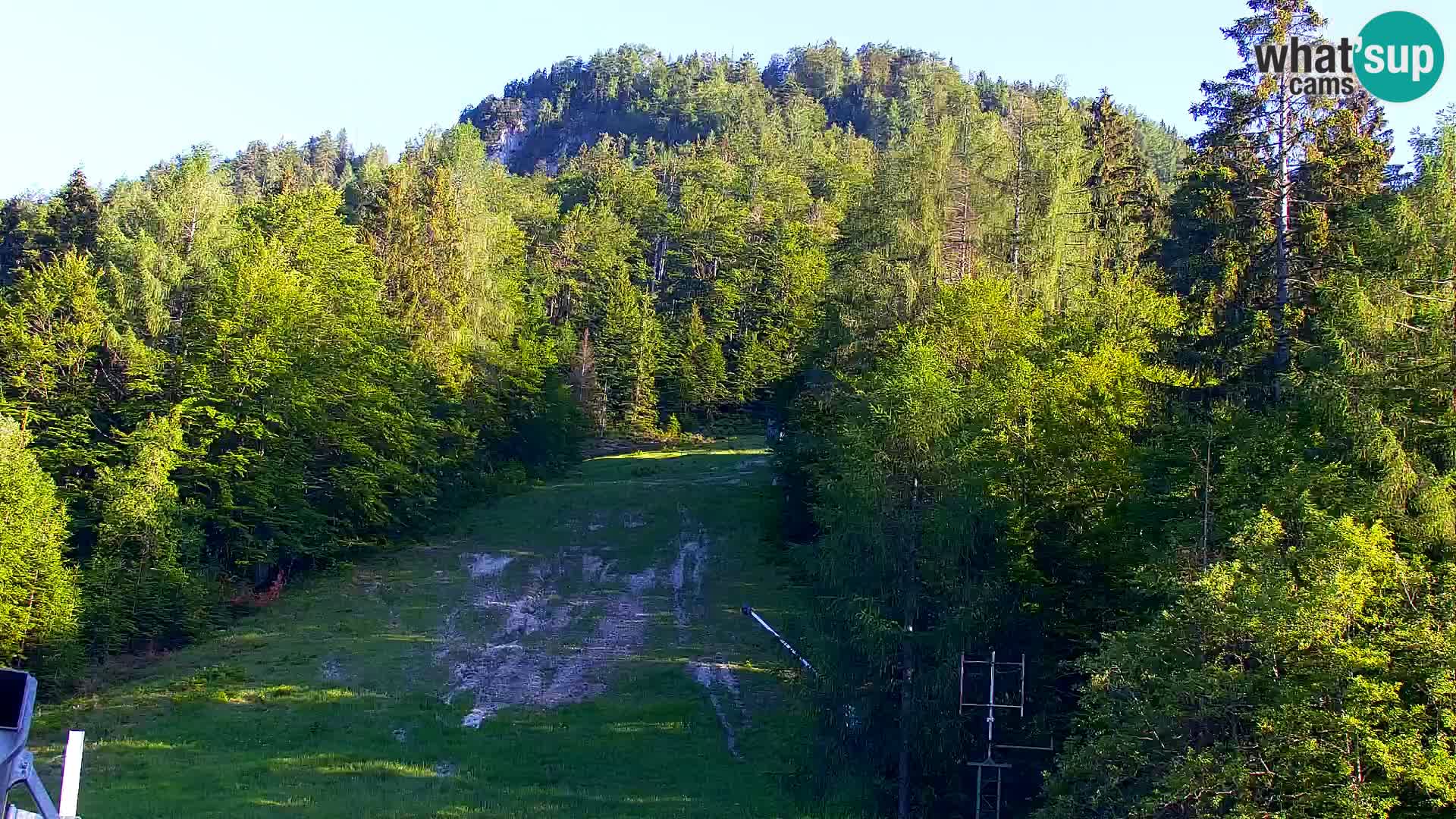 Kranjska Gora web kamera Vitranc | VITRANC 1 gornja postaja
