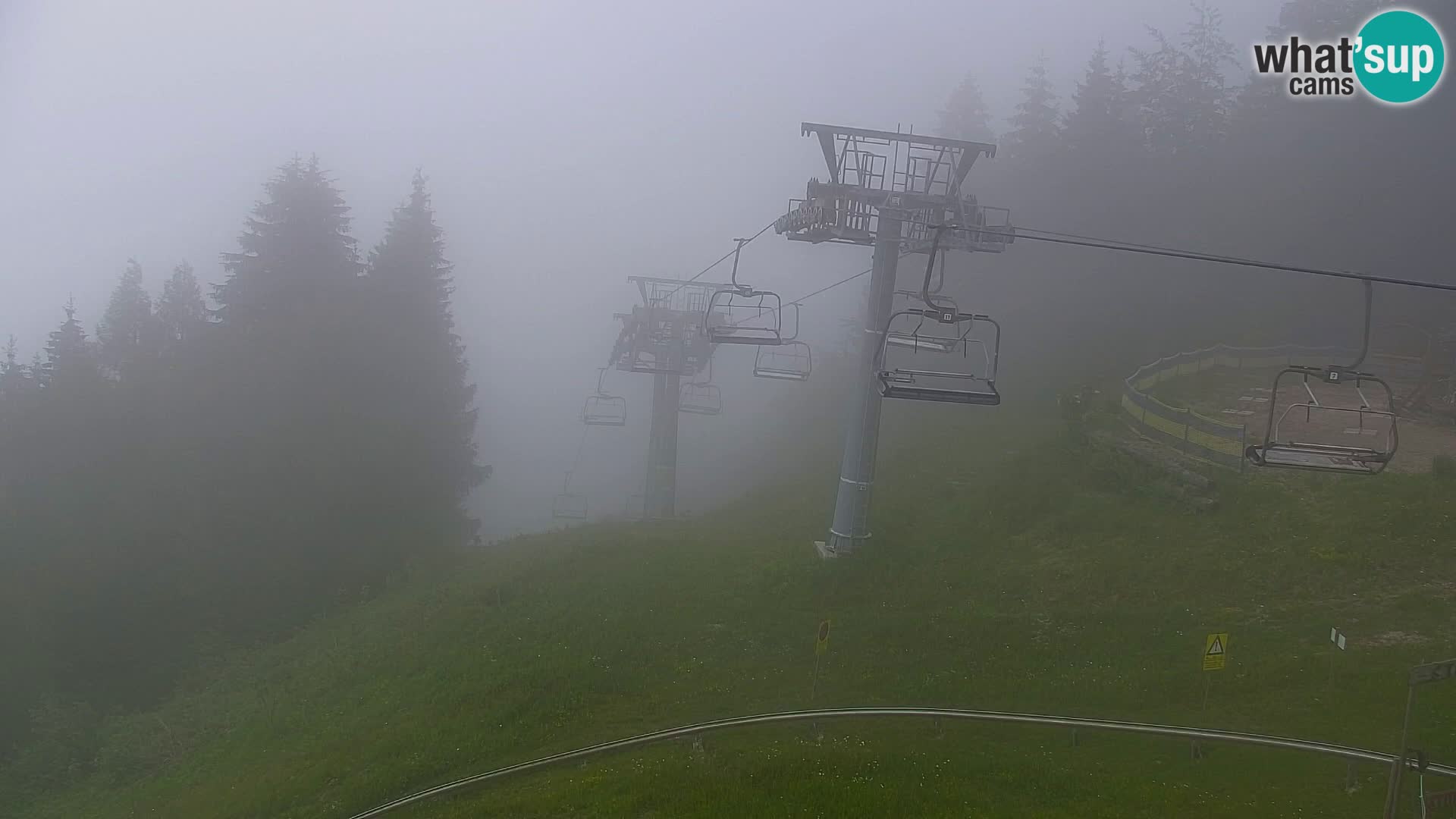 Kranjska Gora web kamera Vitranc | VITRANC 1 gornja postaja