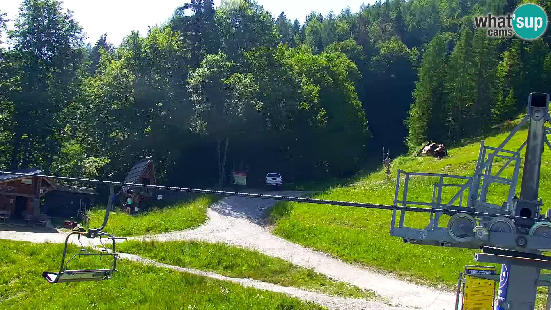 Vitranc Kranjska Gora webcam | VITRANC 1 stazione superiore