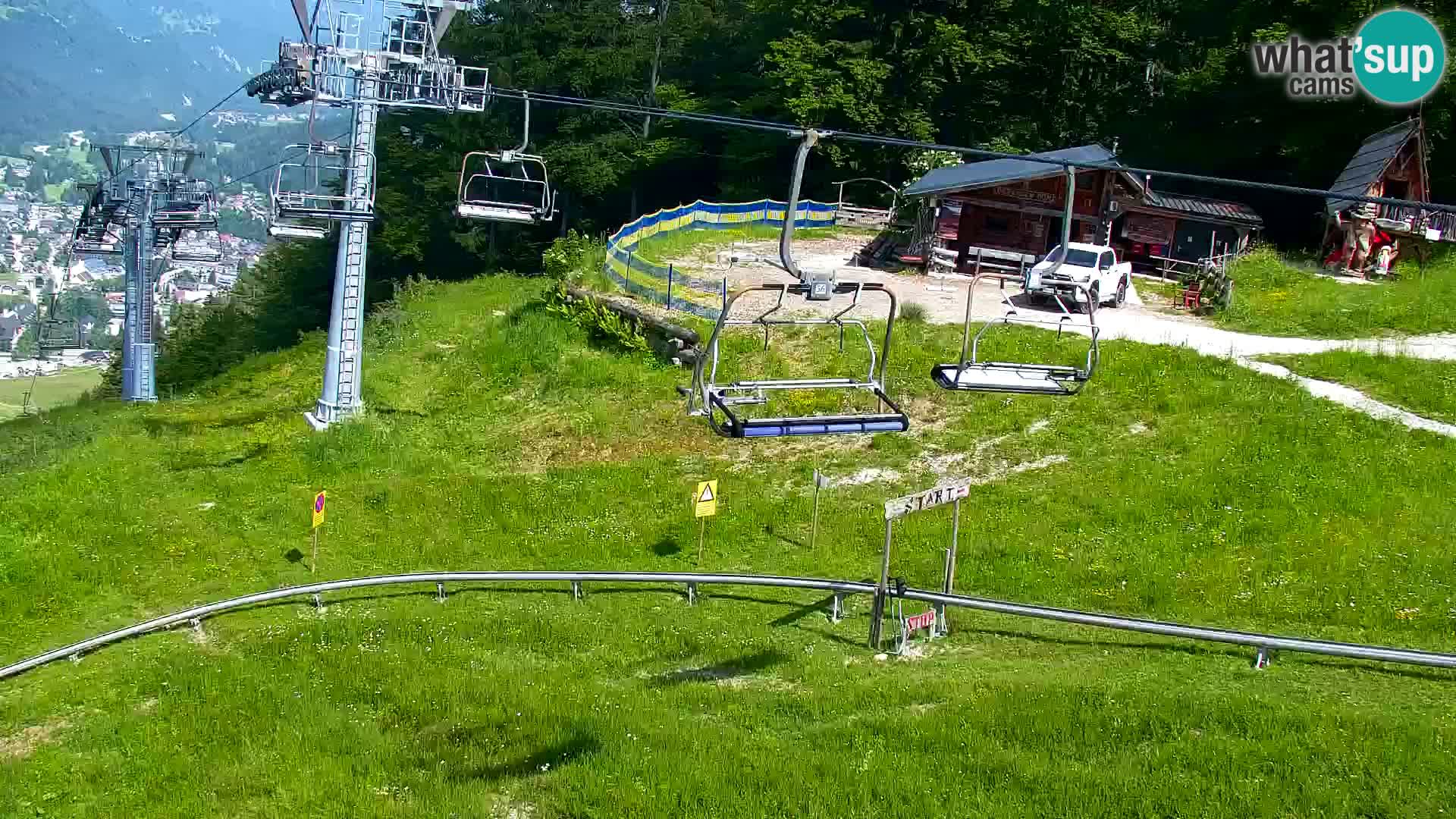 Vitranc Kranjska Gora webcam | VITRANC 1 stazione superiore