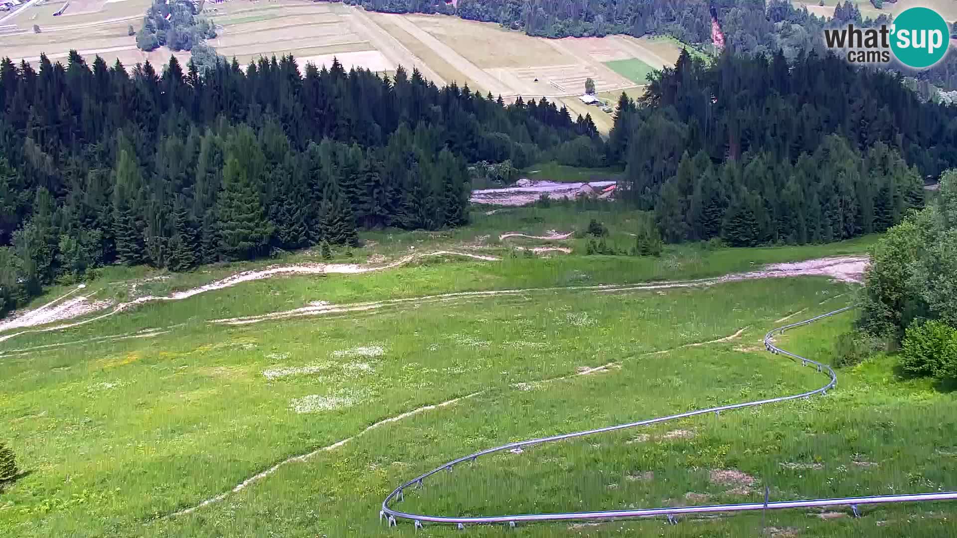 Kranjska Gora web kamera Vitranc | VITRANC 1 gornja postaja
