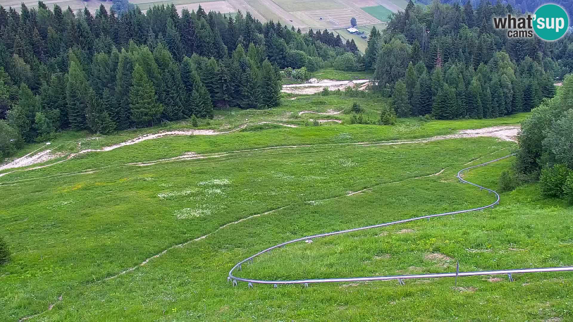 Kranjska Gora web kamera Vitranc | VITRANC 1 gornja postaja