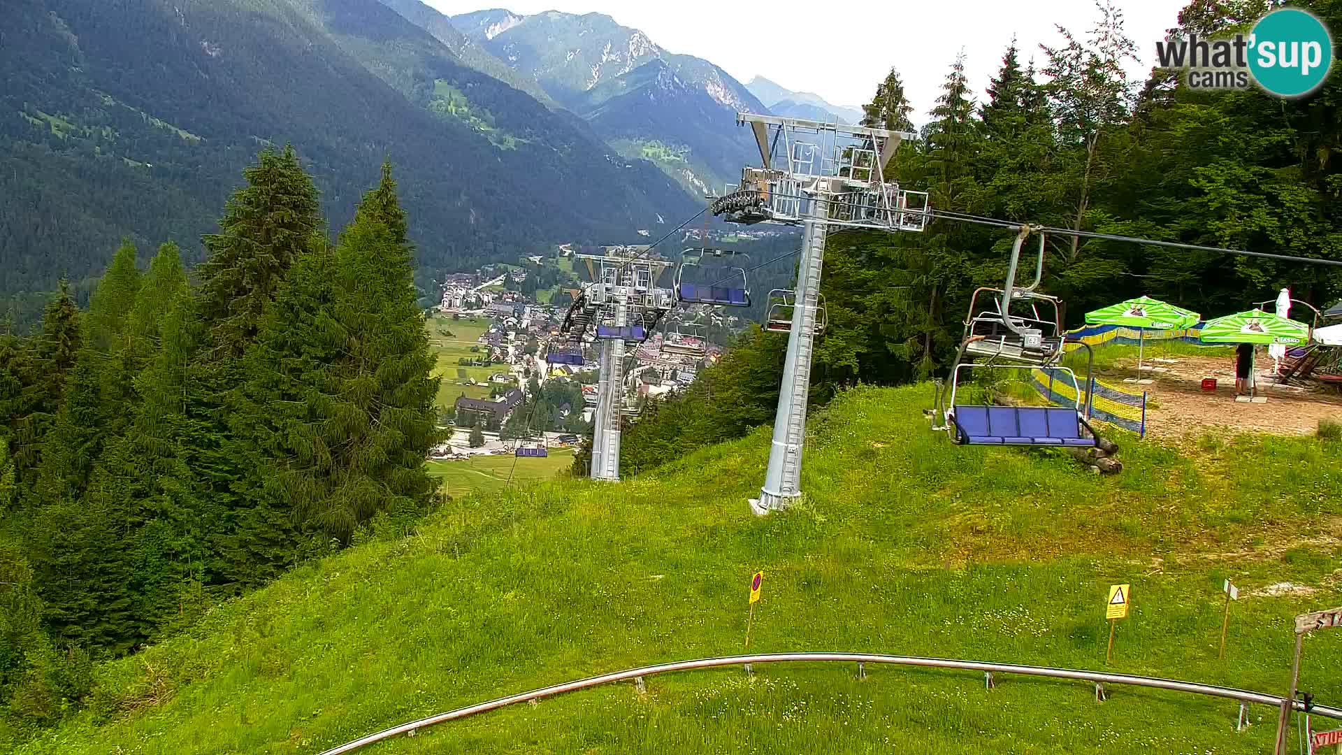 Kranjska Gora web kamera Vitranc | VITRANC 1 gornja postaja