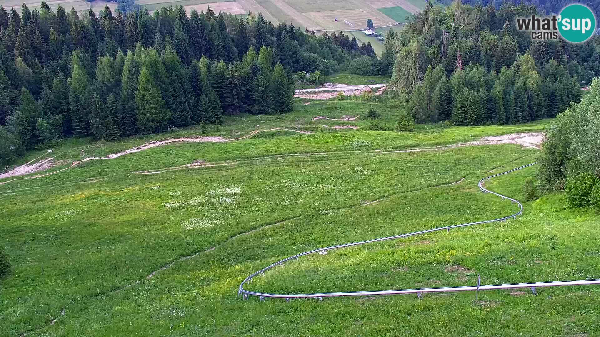 Kranjska Gora web kamera Vitranc | VITRANC 1 gornja postaja