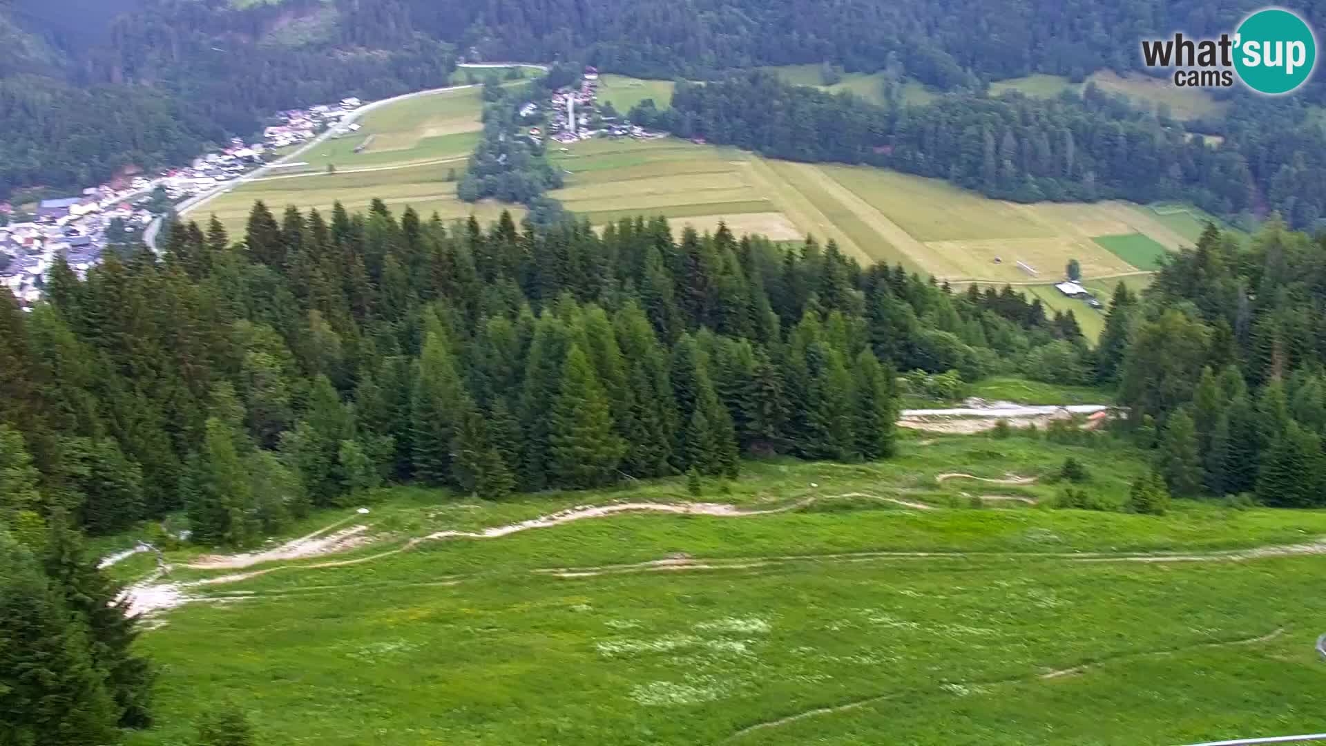 Kranjska Gora web kamera Vitranc | VITRANC 1 gornja postaja