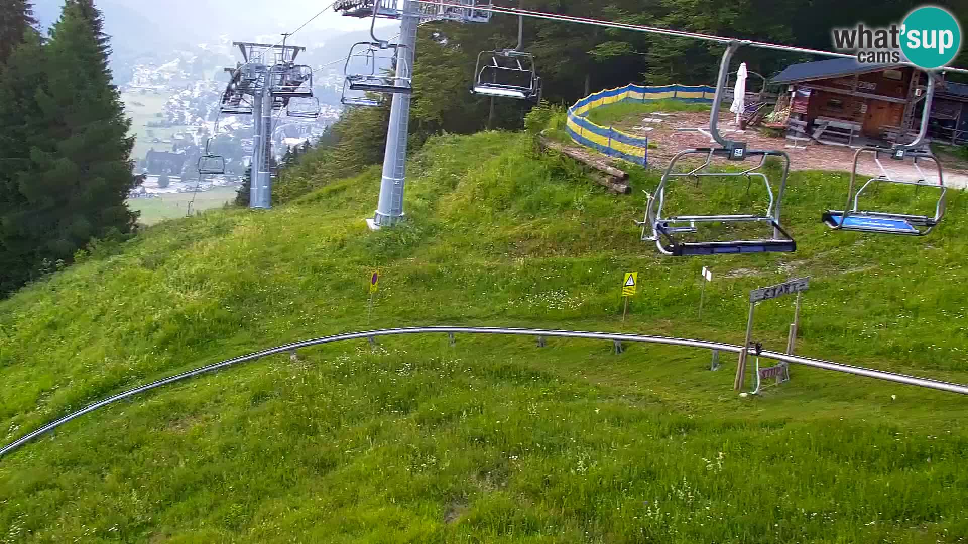Kranjska Gora web kamera Vitranc | VITRANC 1 gornja postaja