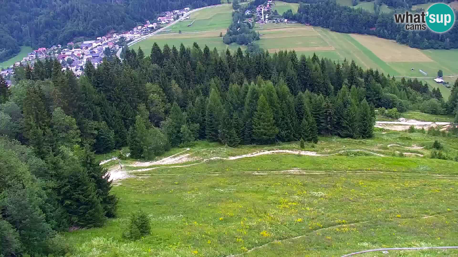 Vitranc Kranjska Gora webcam | VITRANC 1 stazione superiore