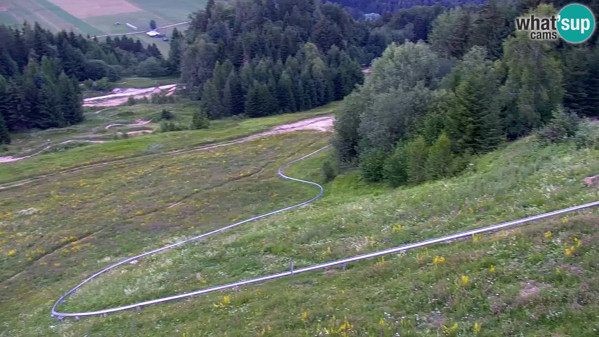 Kranjska Gora web kamera Vitranc | VITRANC 1 gornja postaja