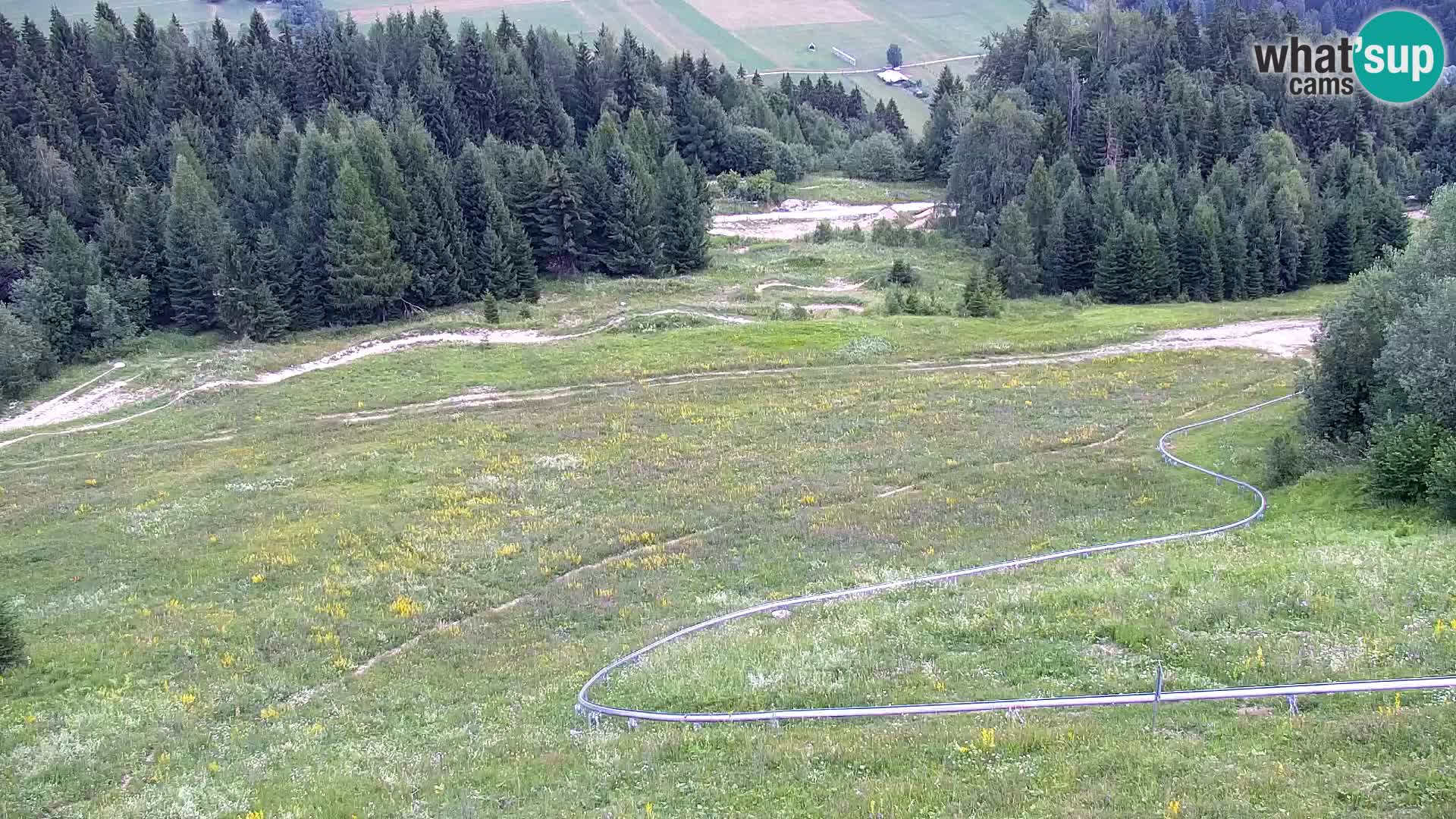 Kranjska Gora web kamera Vitranc | VITRANC 1 gornja postaja