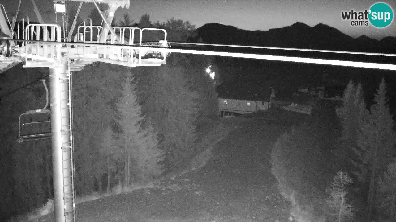 Webcam Kranjska Gora VITRANC 2 upper station