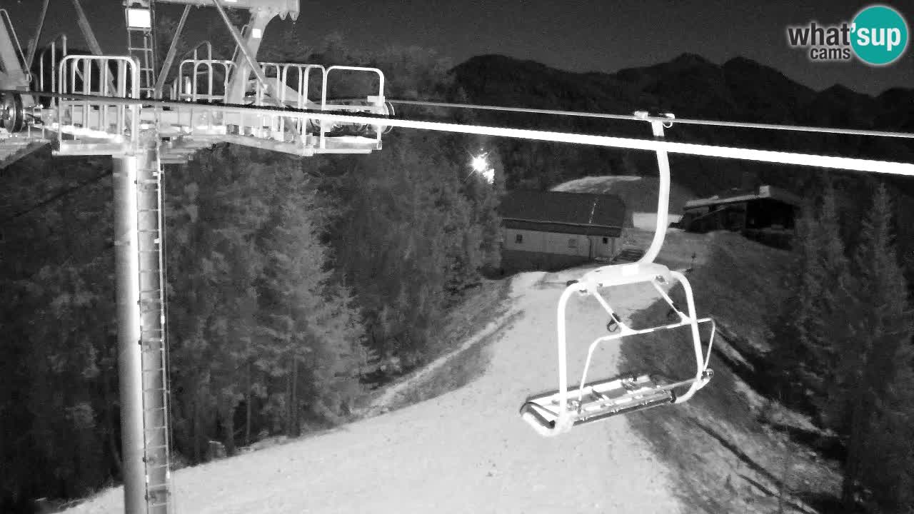 Webcam Kranjska Gora VITRANC 2 | Station supérieure