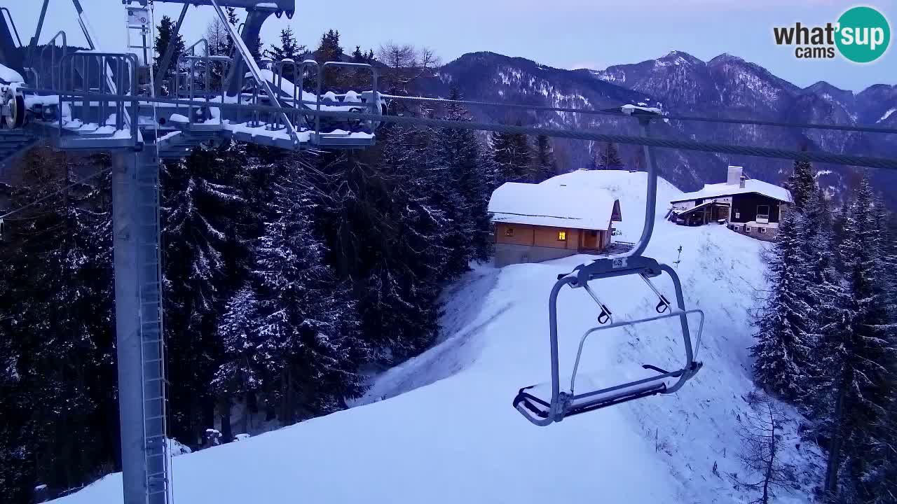 Webcam Kranjska Gora VITRANC 2 | Station supérieure