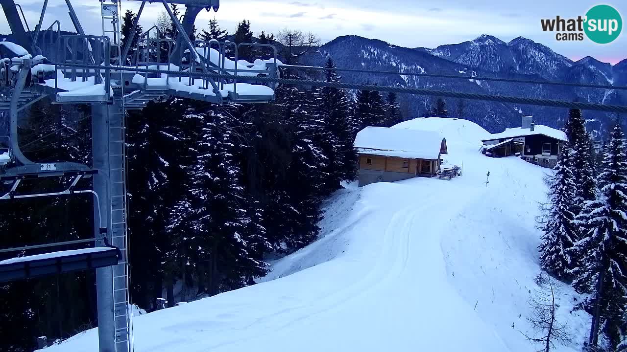 Webcam Kranjska Gora VITRANC 2 upper station