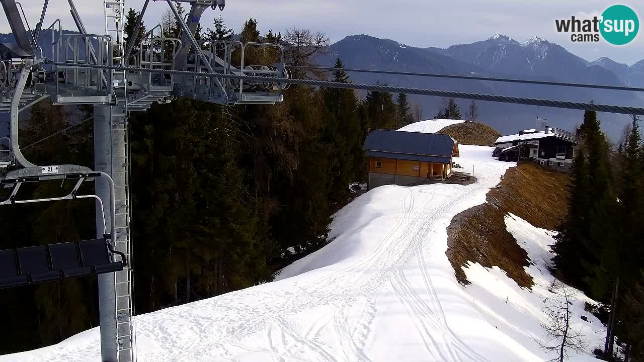 Web kamera Kranjska Gora VITRANC 2 | gornja postaja